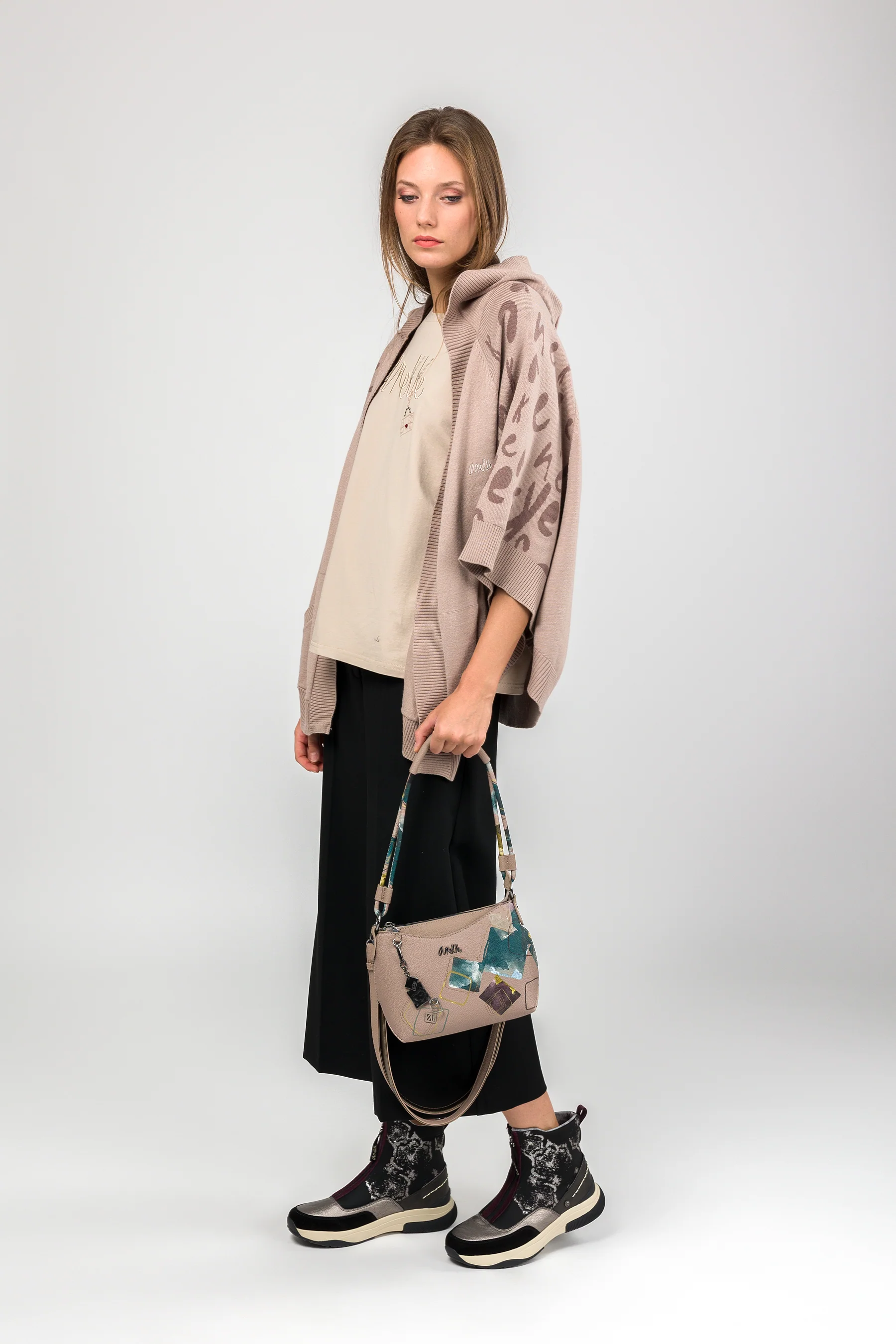 Sac à main avec bandoulière moyen Evolution - Image 2