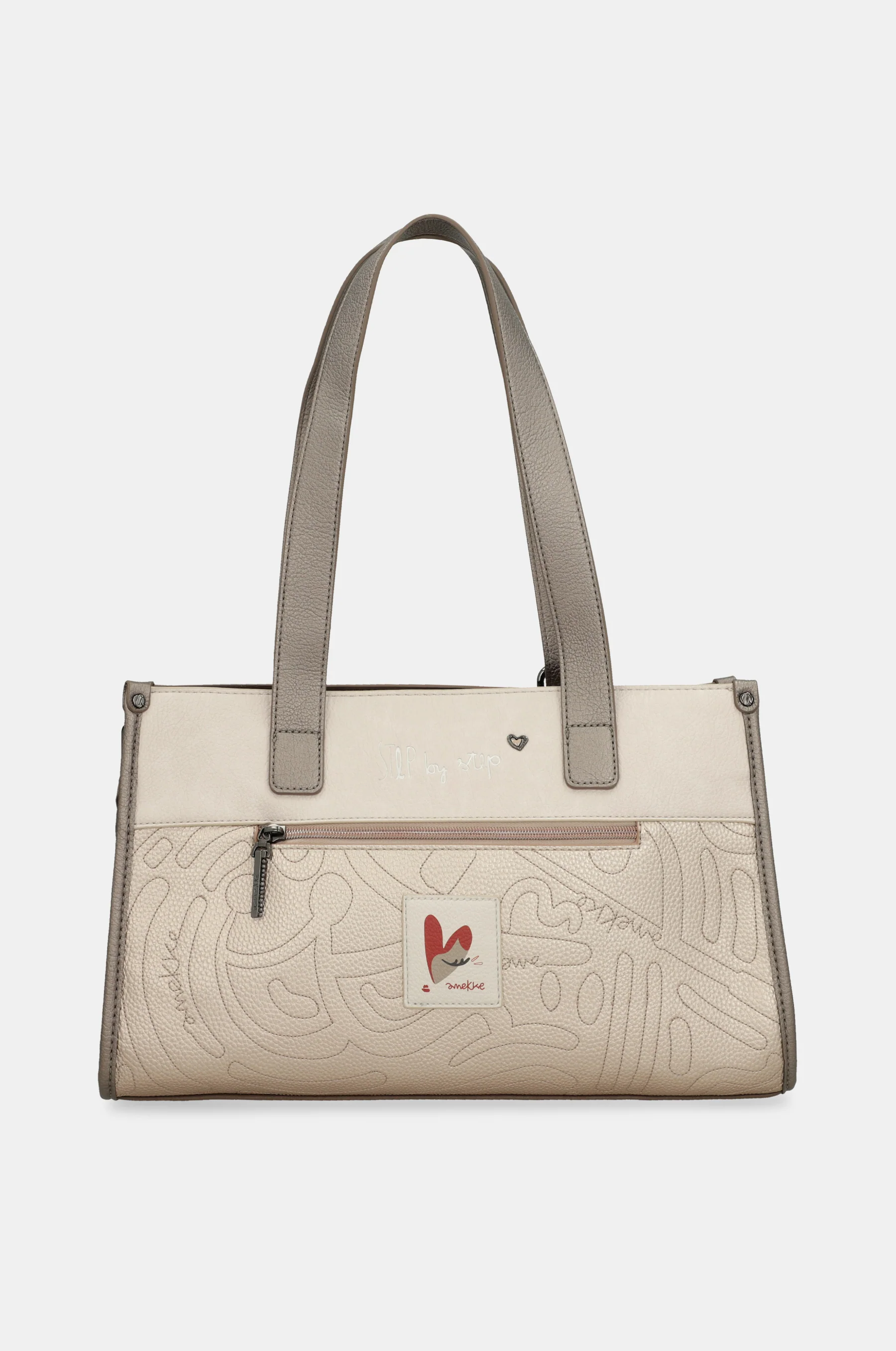 Sac à main Olympia à deux anses avec bandoulière - Image 3
