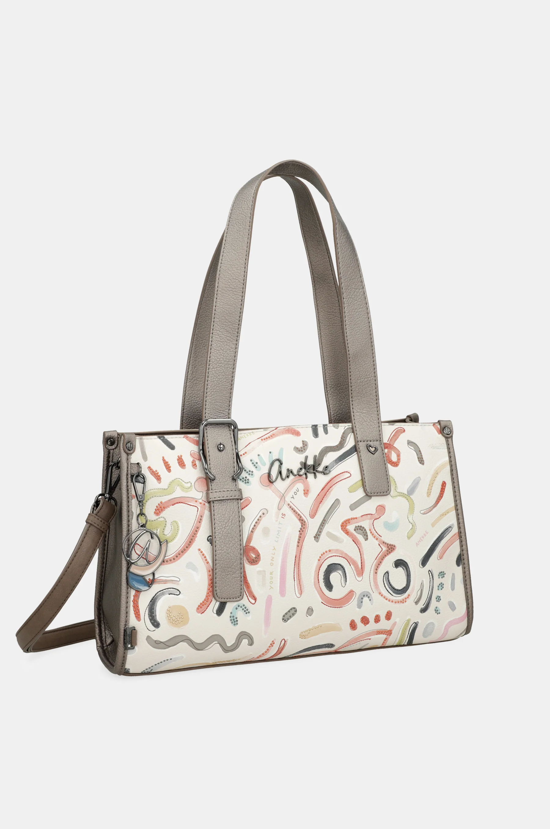 Sac à main Olympia à deux anses avec bandoulière - Image 7