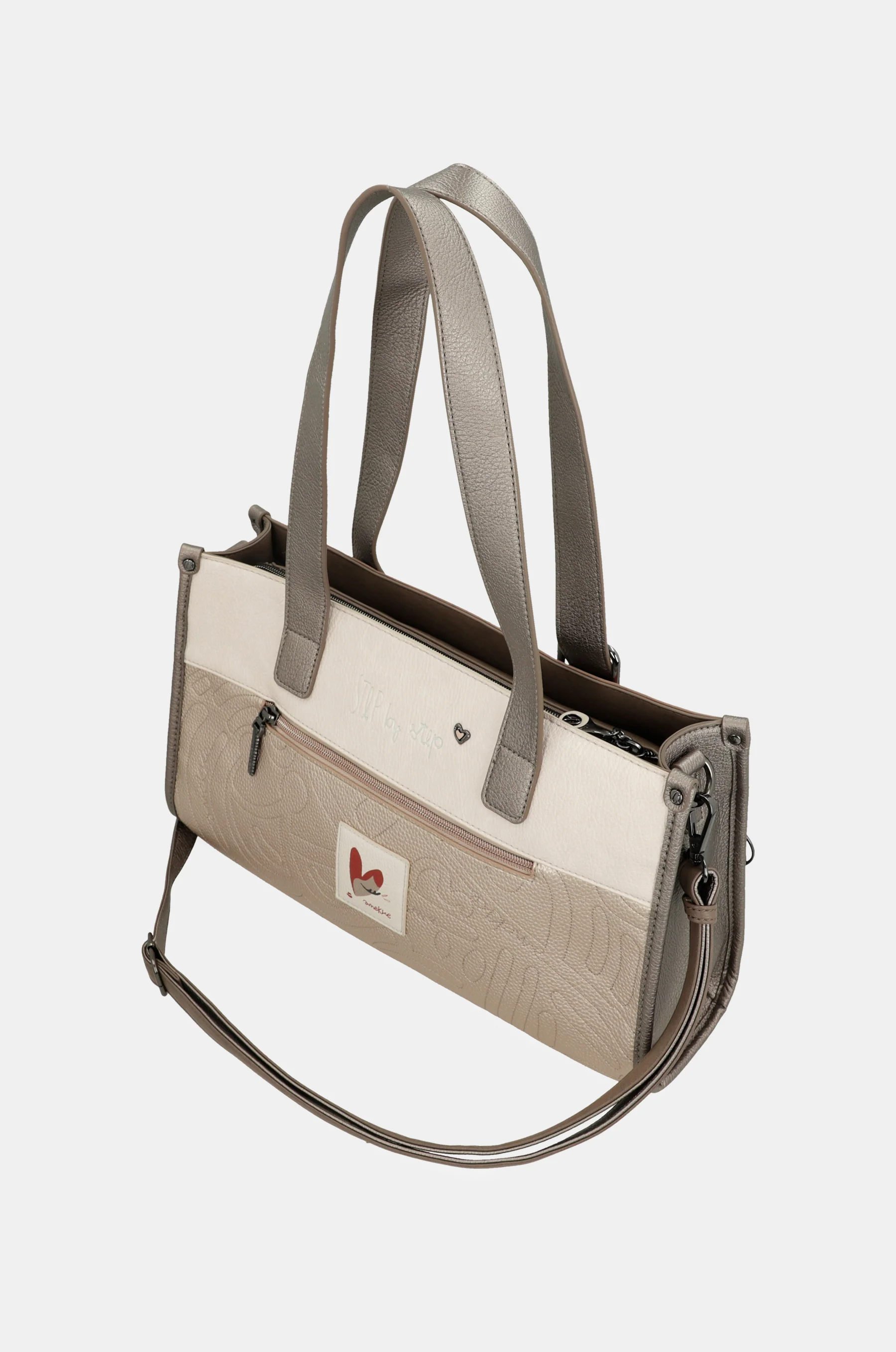 Sac à main Olympia à deux anses avec bandoulière - Image 9