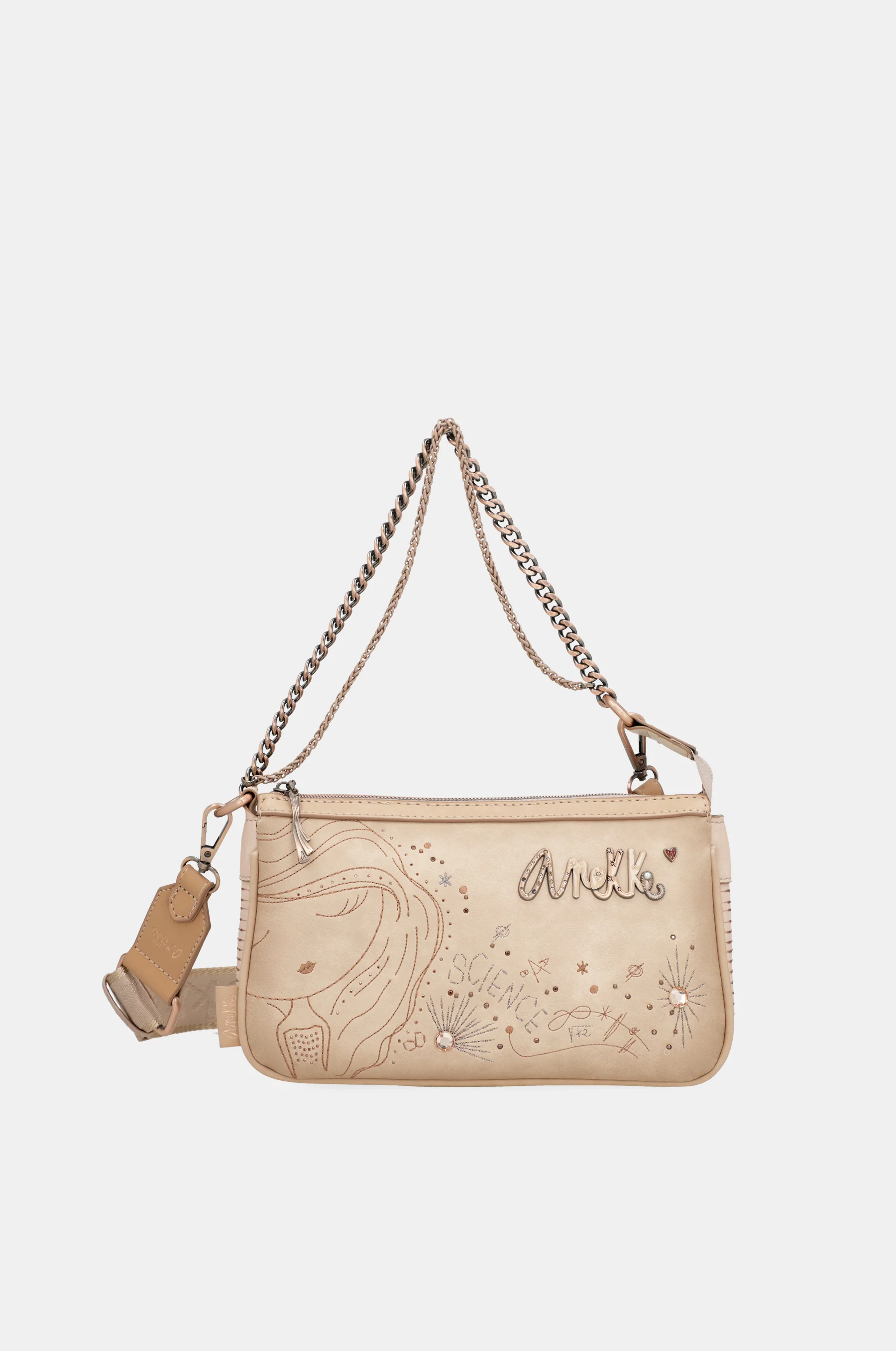 Sac baguette nude Studio