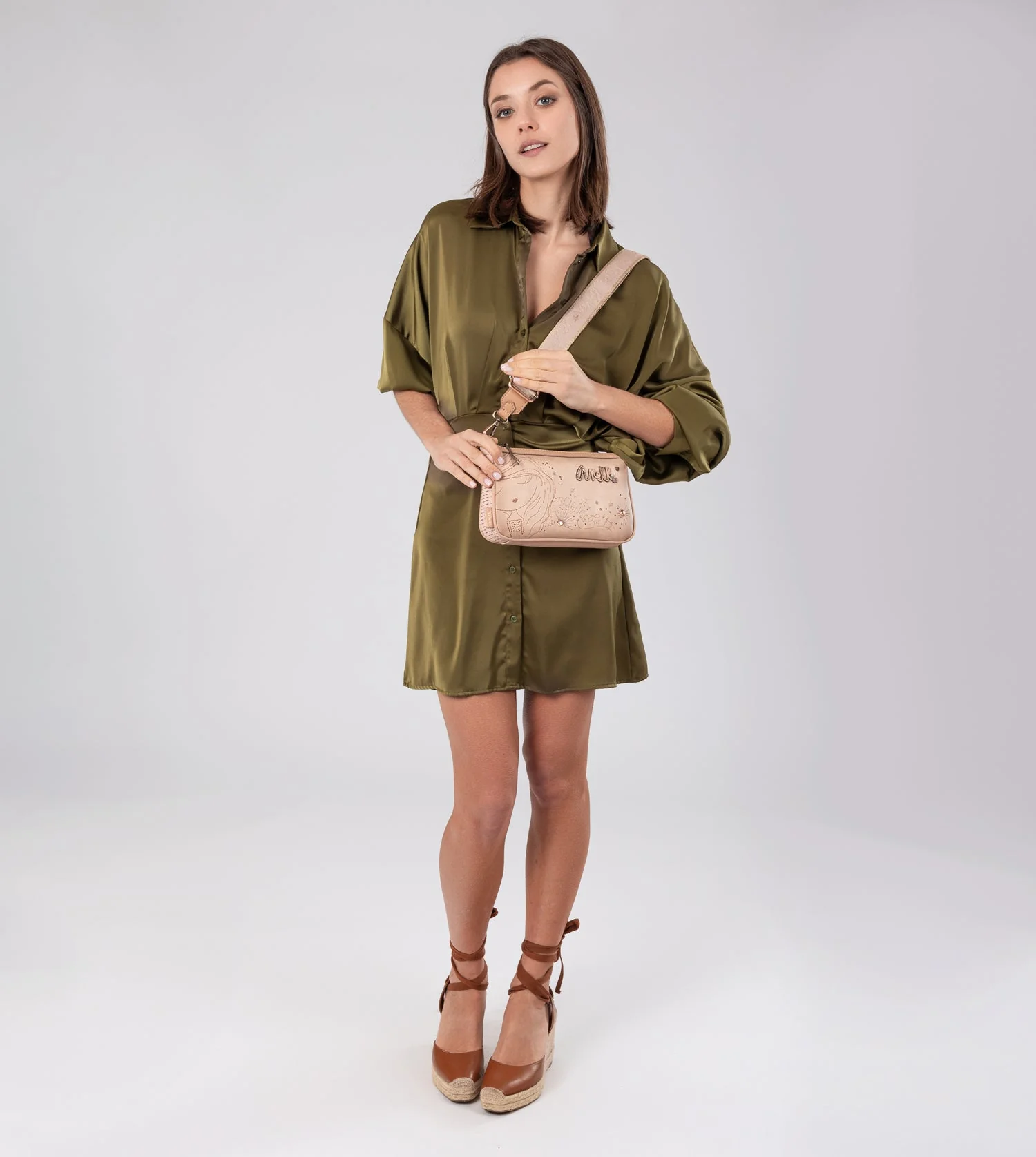 Sac baguette nude Studio - Image 2