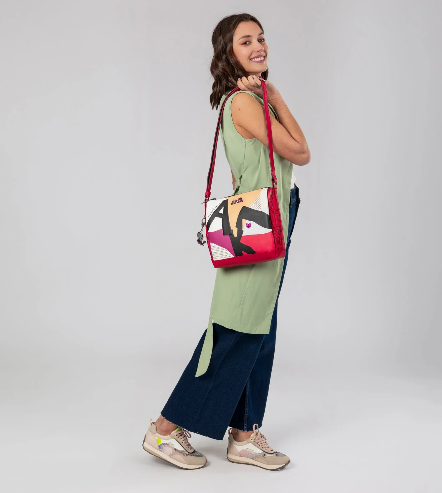 Sac bandoulière 3 compartiments Fashion - Image 2