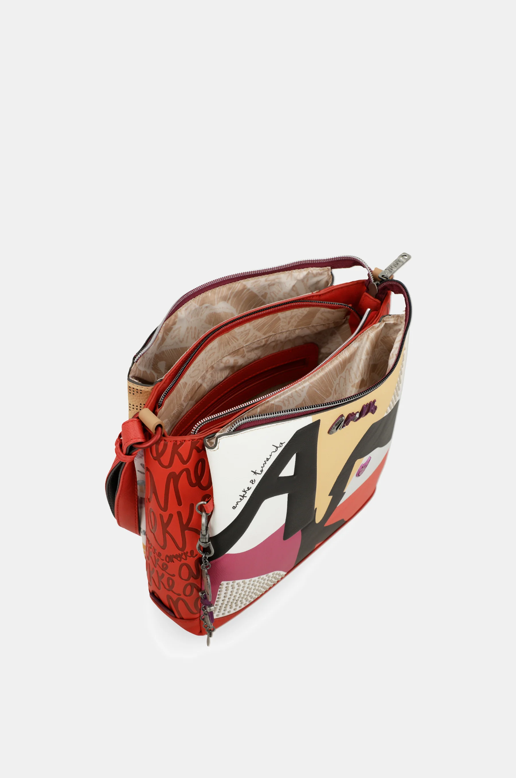 Sac bandoulière 3 compartiments Fashion - Image 5