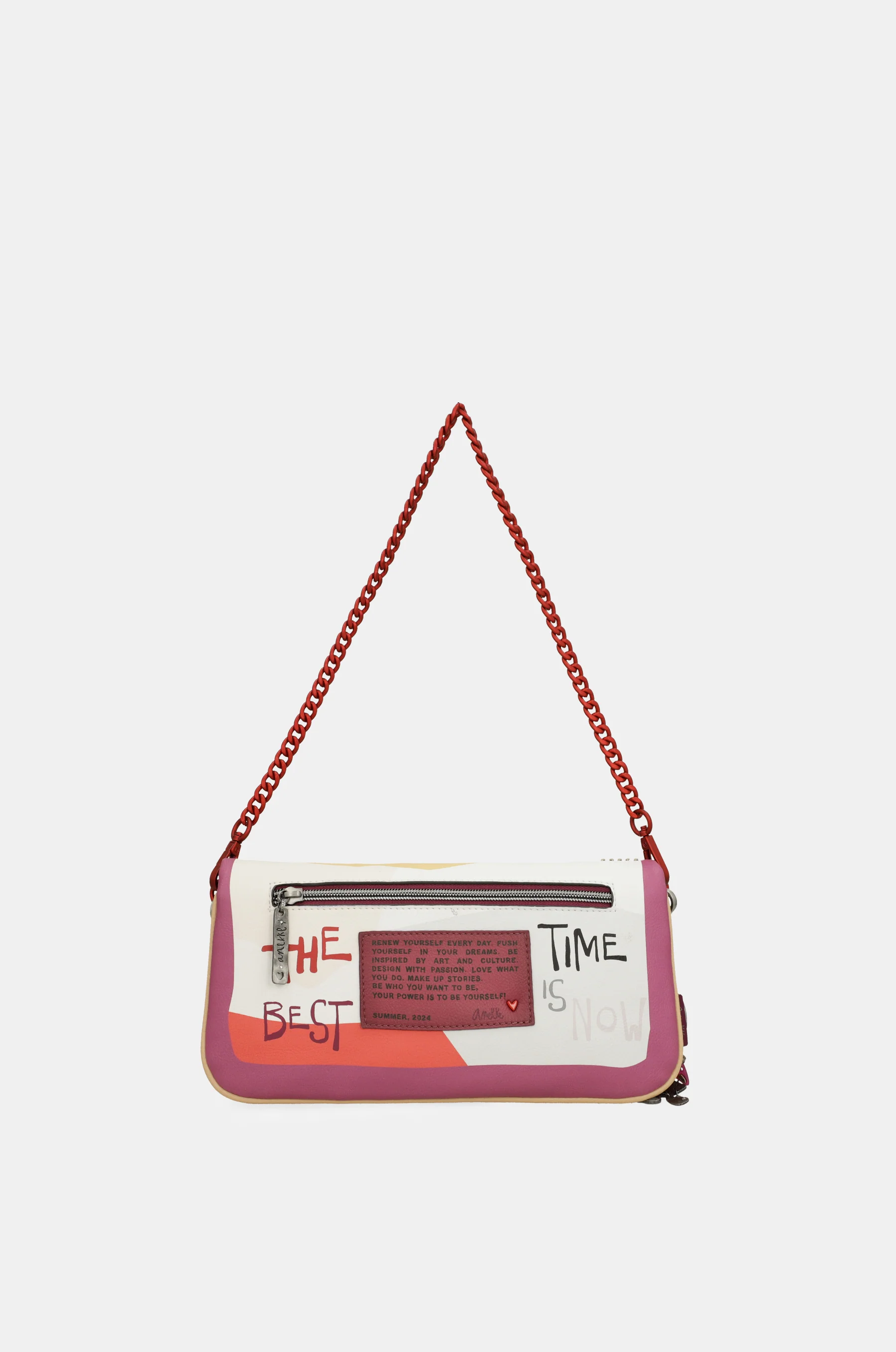 Sac bandoulière à anse métallique Fashion - Image 3