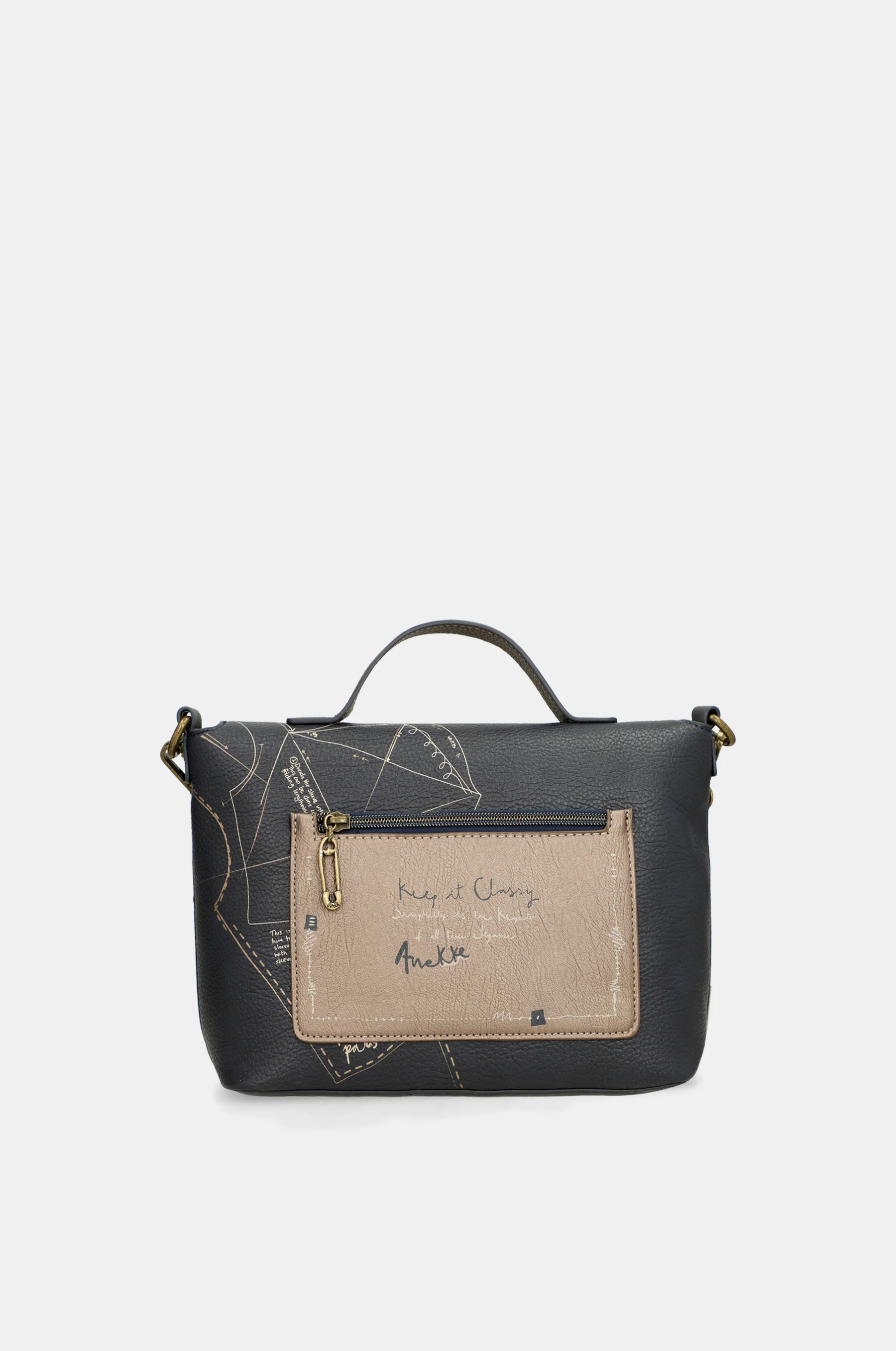 Sac bandoulière à rabat et anse Studio - Image 4