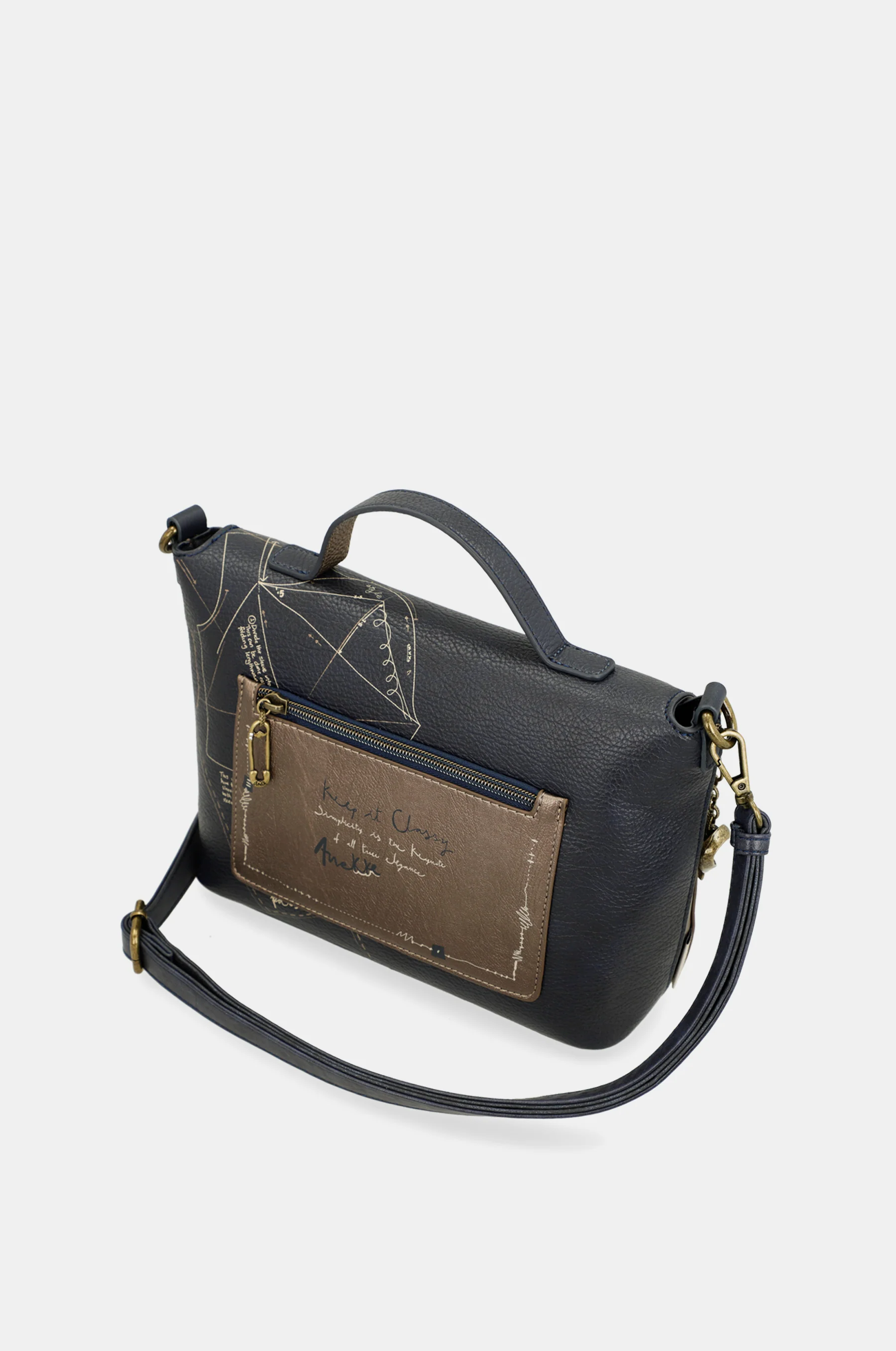 Sac bandoulière à rabat et anse Studio - Image 8