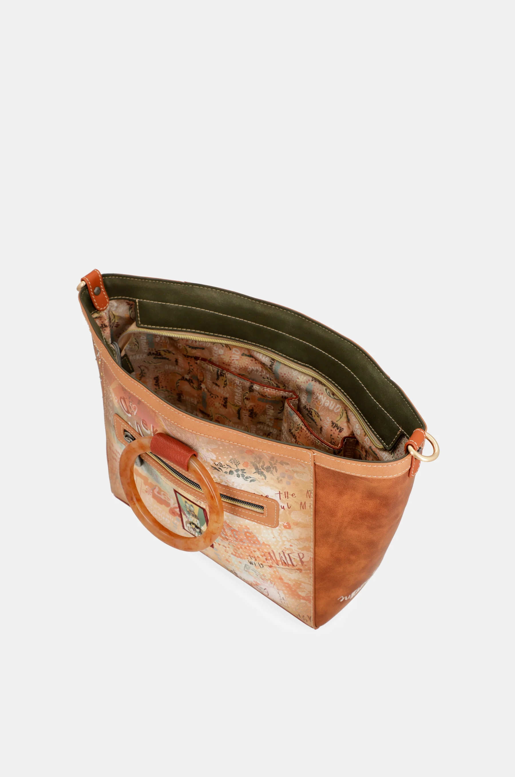 Sac bandoulière anses arrondies Flowers - Image 10