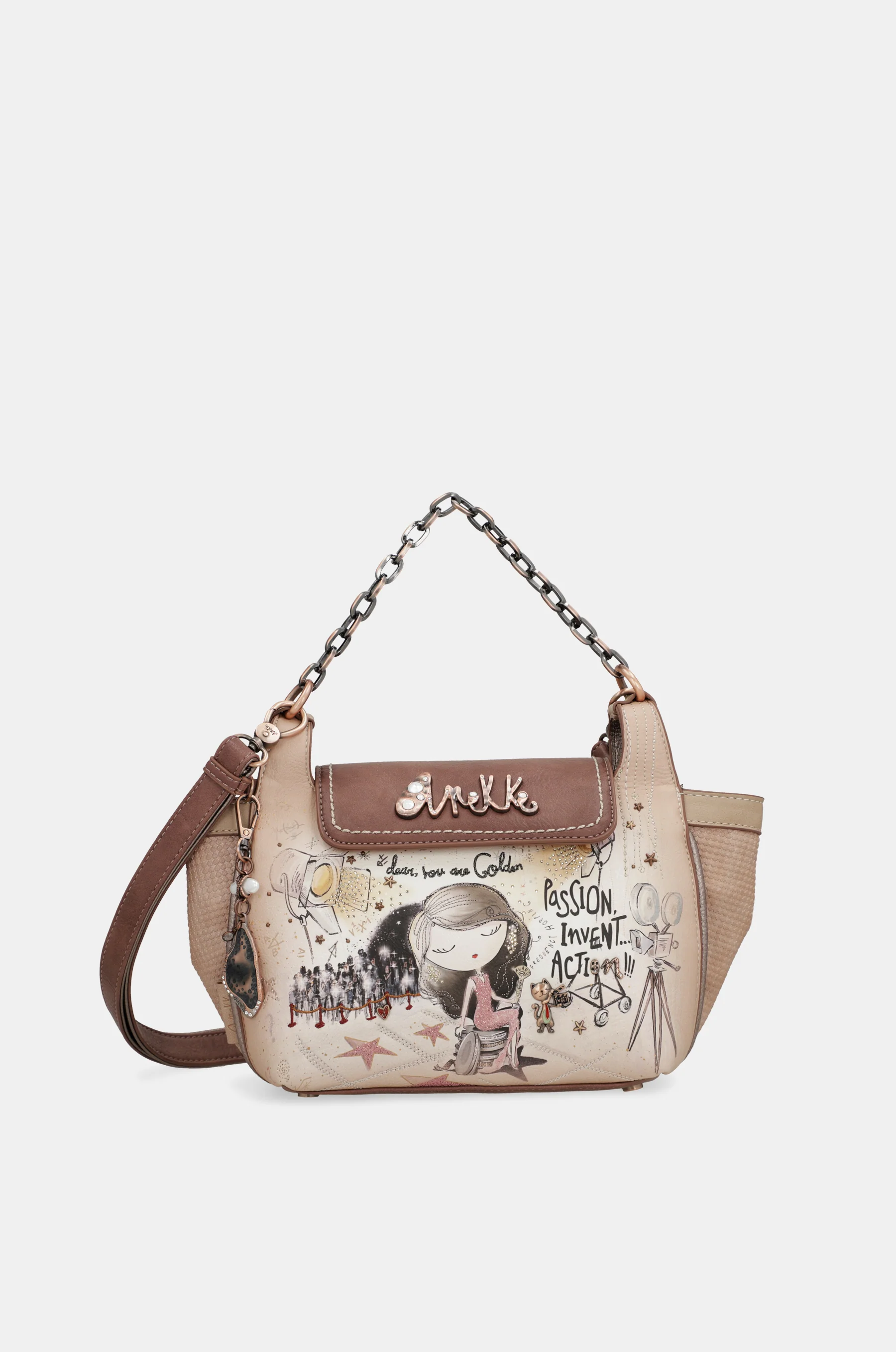 Sac bandoulière avec anse métallique Hollywood - Image 8