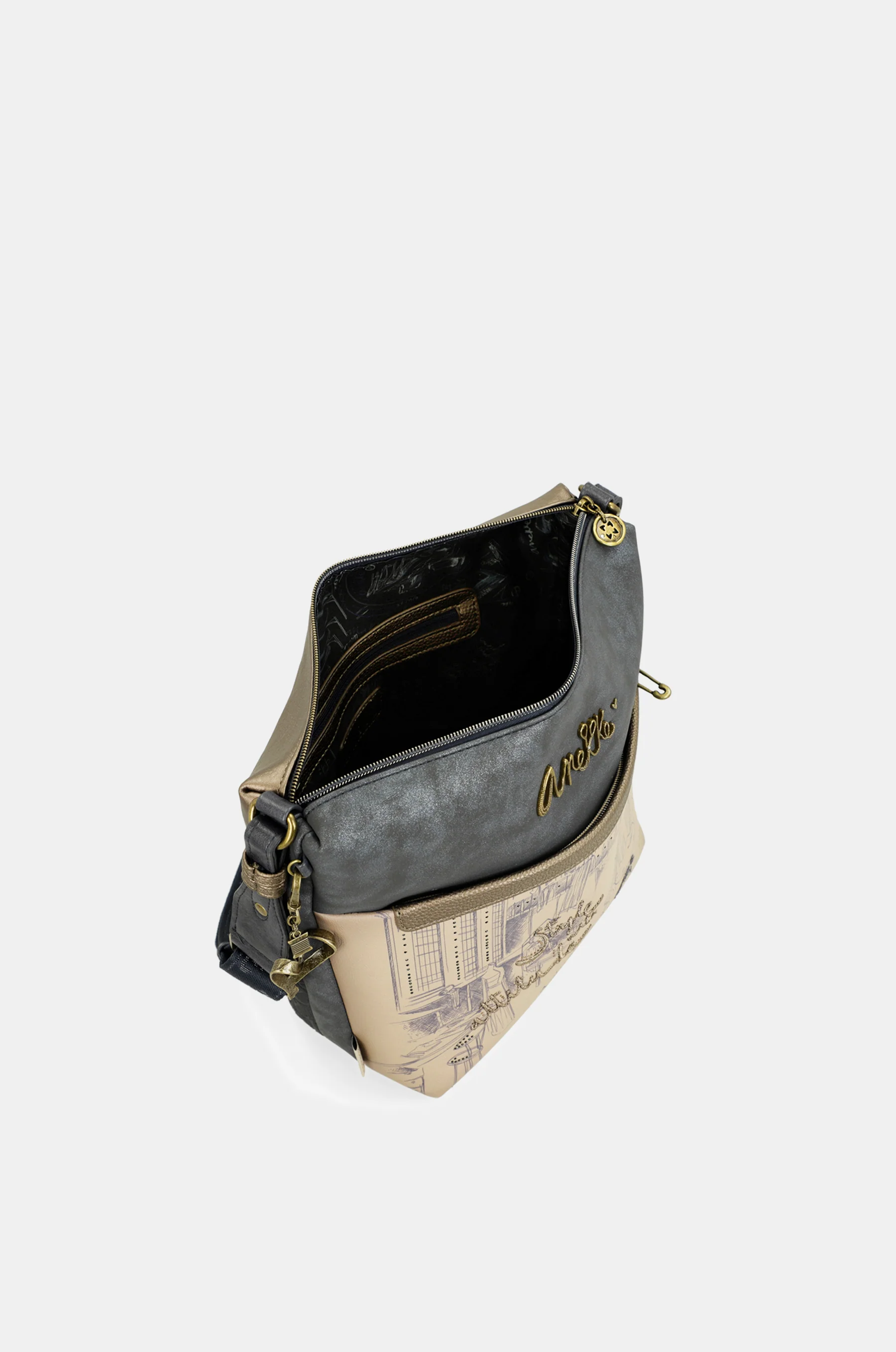 Sac bandoulière avec poche devant grand Studio - Image 7
