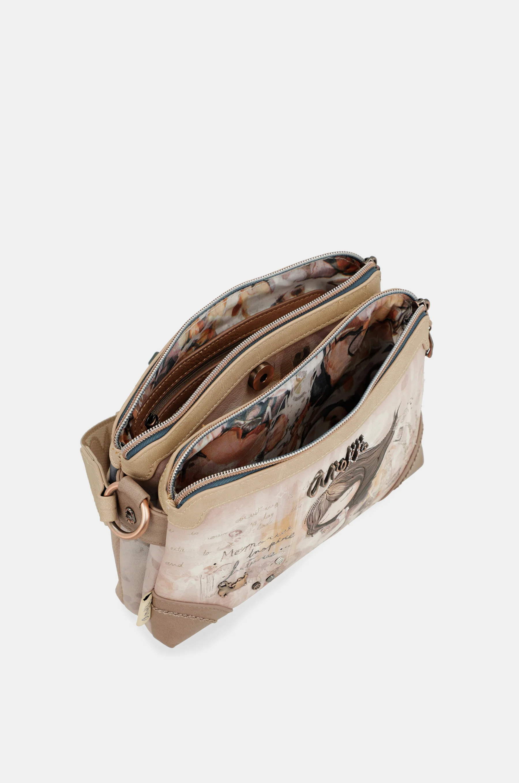 Sac bandoulière double compartiment Memories - Image 7