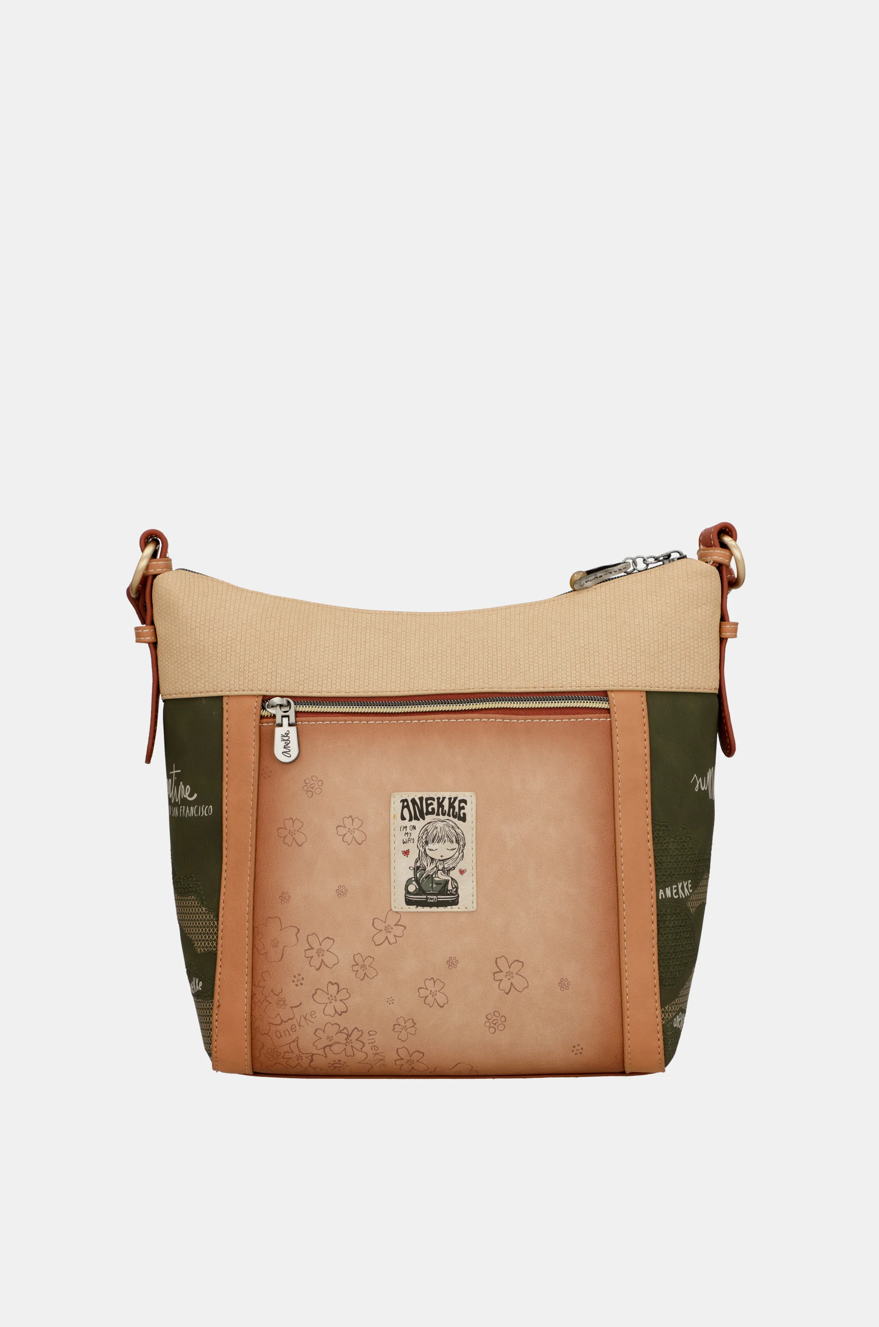 Sac bandoulière grand format Flowers - Image 3