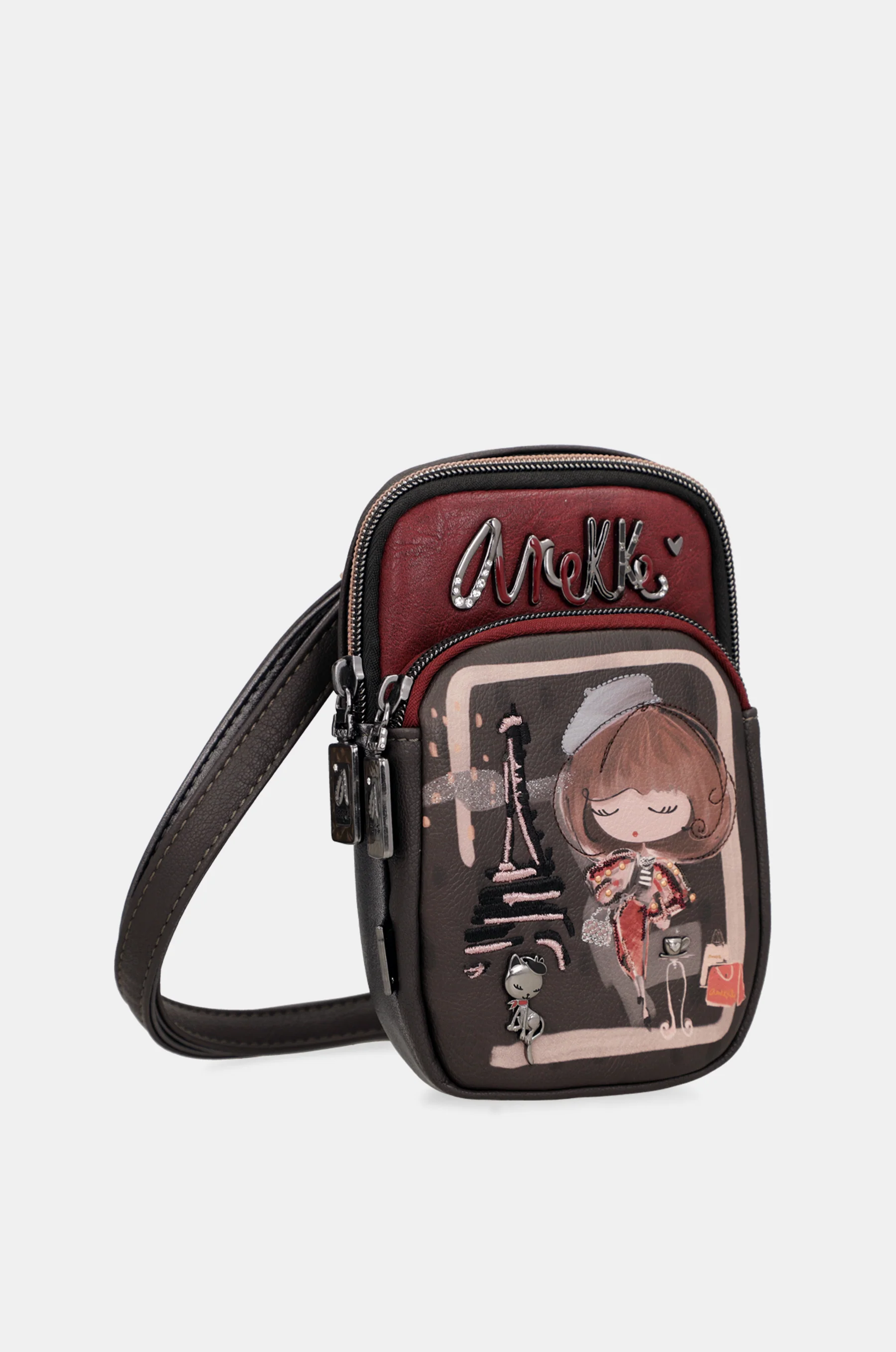 Sac bandoulière mini avec poche Mademoiselle - Image 4