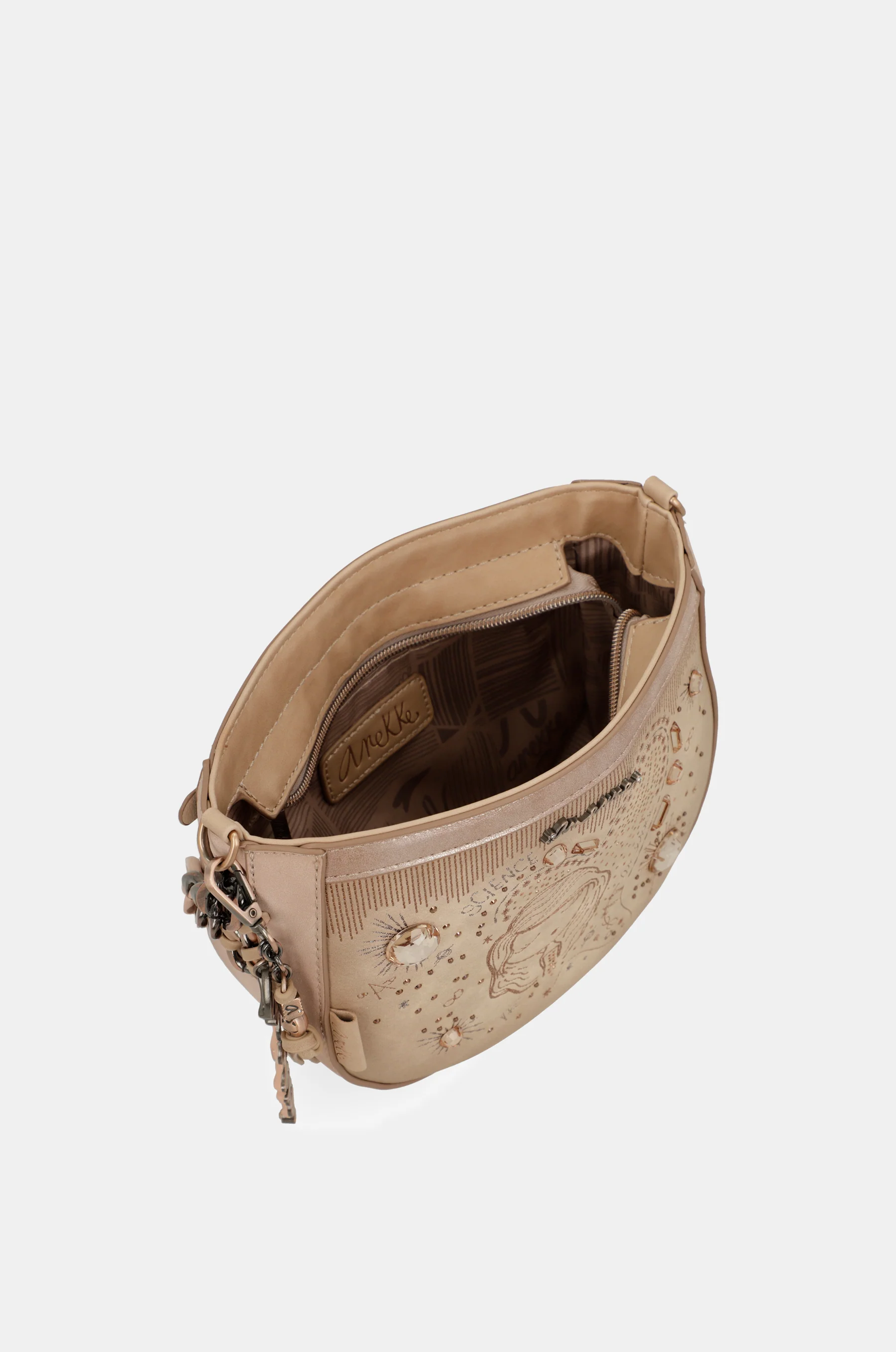 Sac bandoulière ovale nude Studio - Image 5