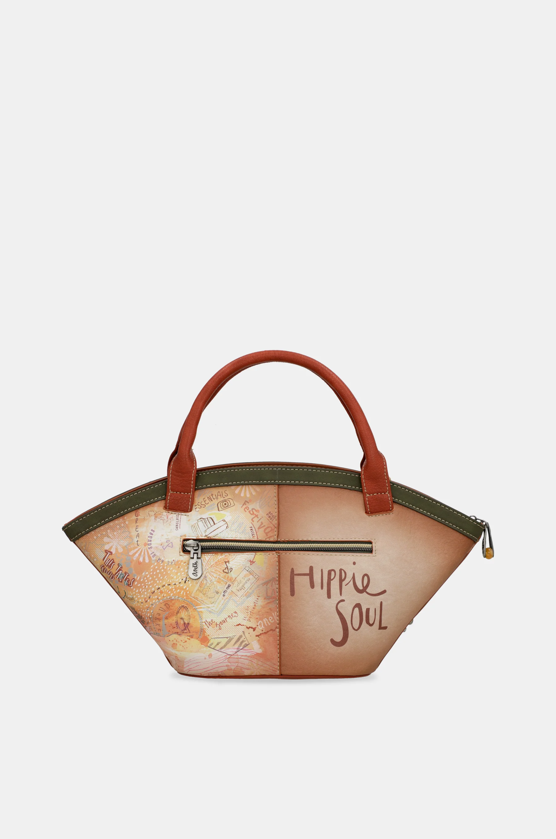 Sac panier camel Peace & Love - Image 3