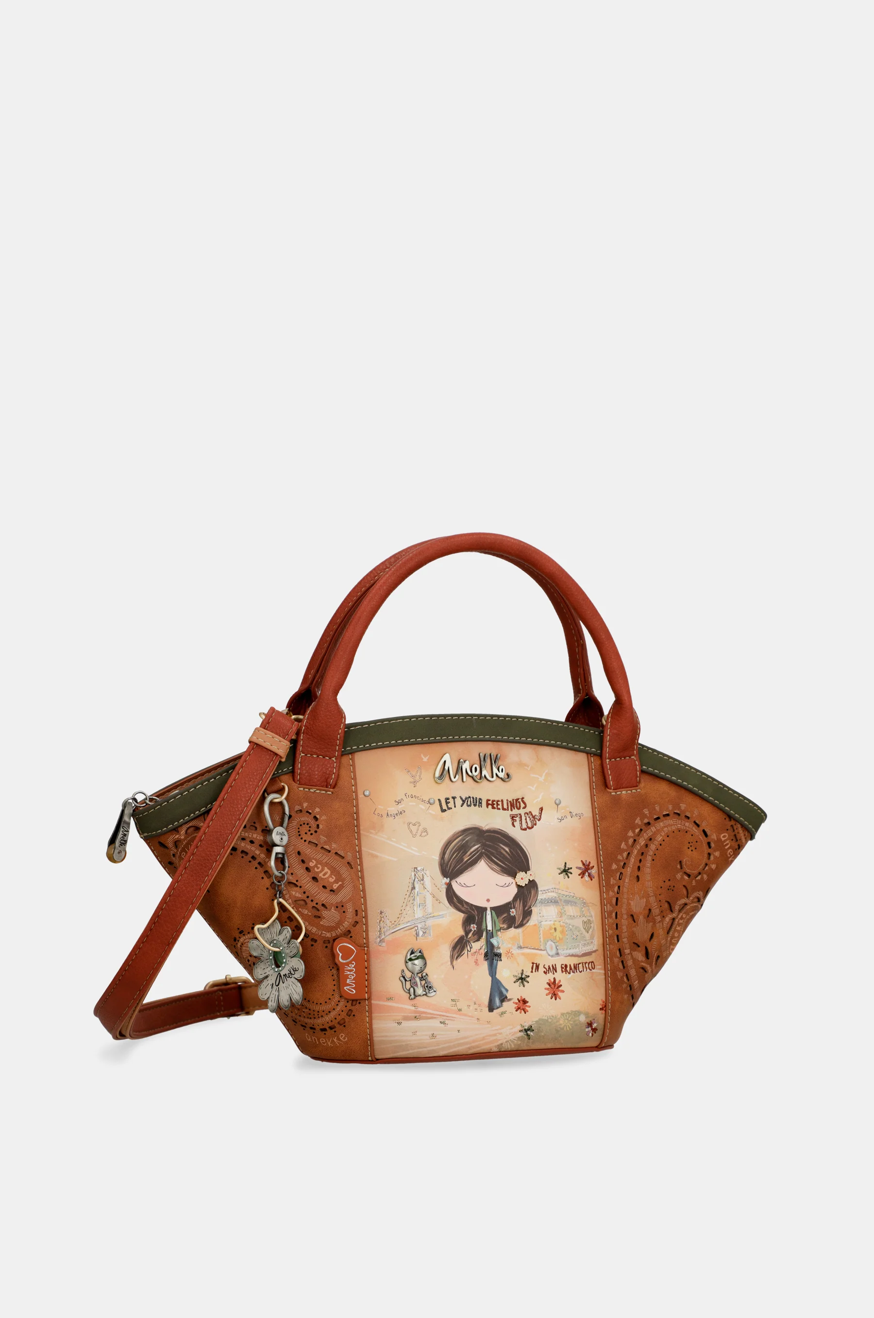 Sac panier camel Peace & Love - Image 7