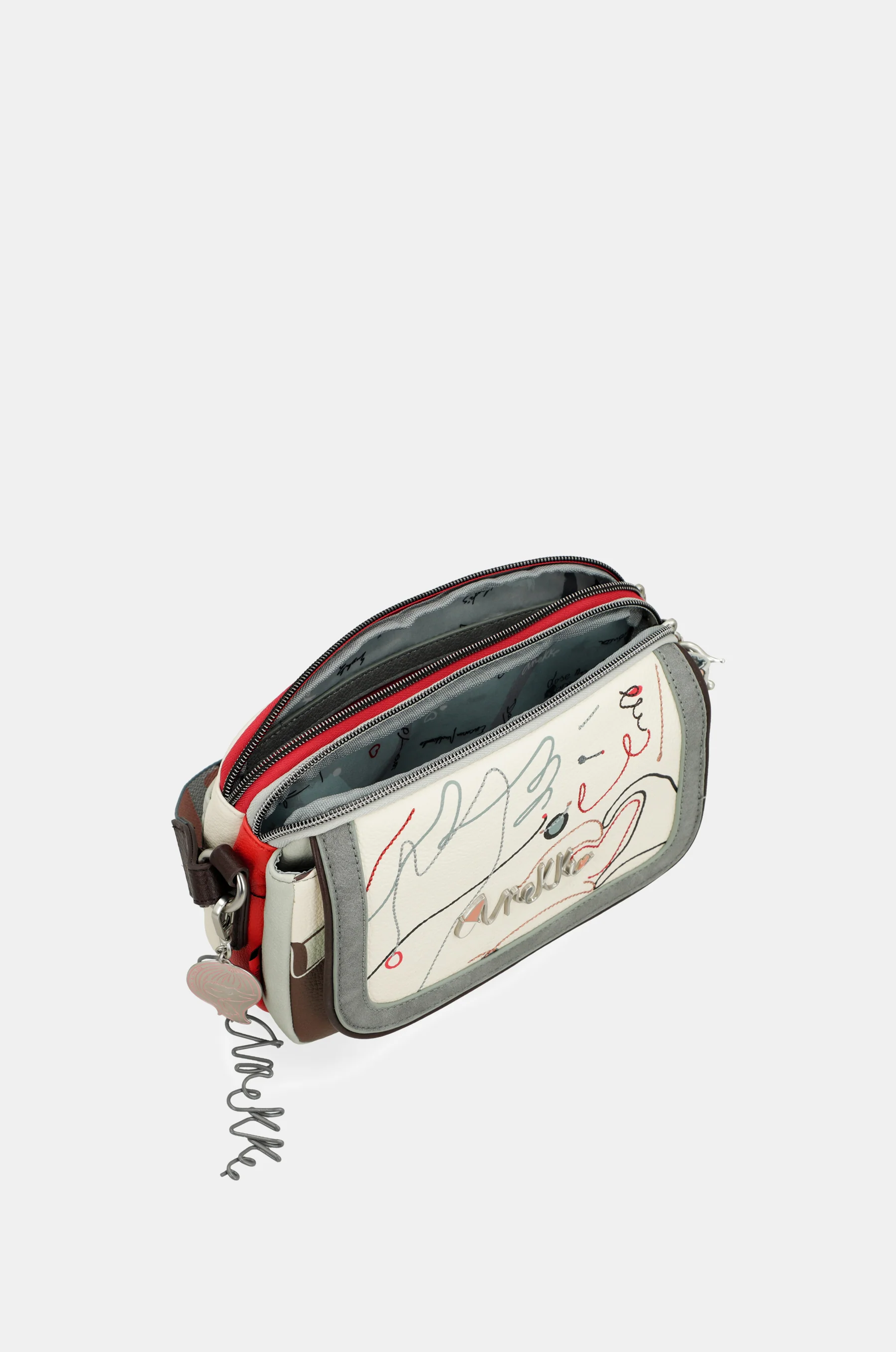 Sac bandoulière à rabat ovale Alma - Image 6