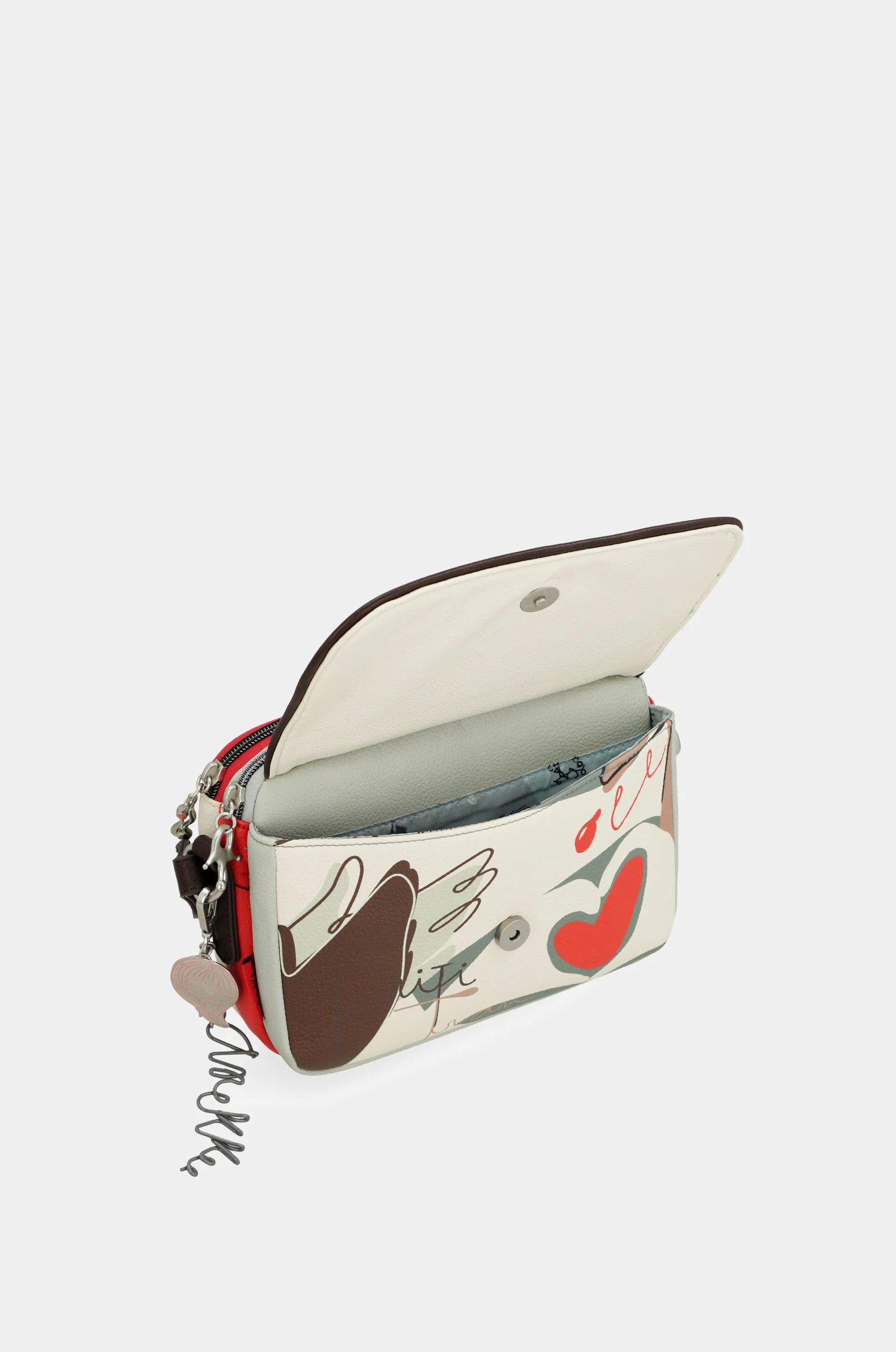 Sac bandoulière à rabat ovale Alma - Image 7