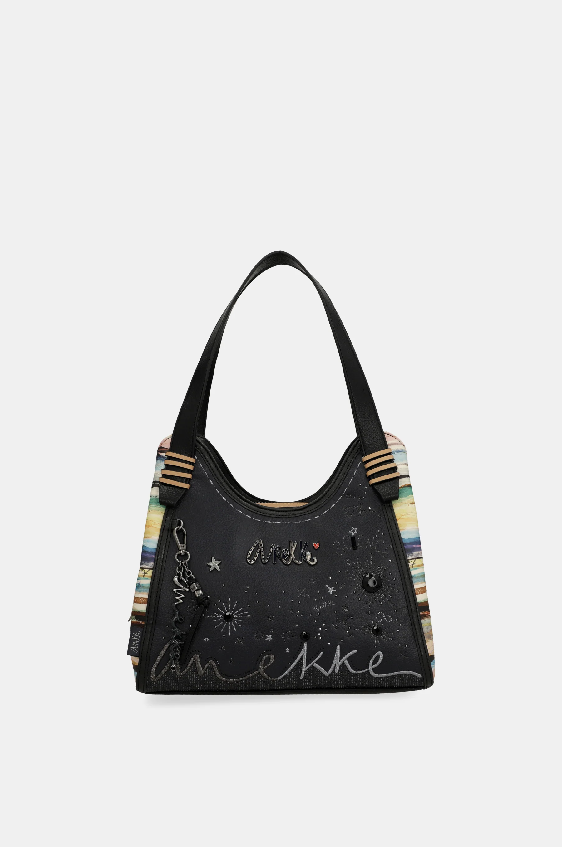 Sac porté épaule bleu marine Studio