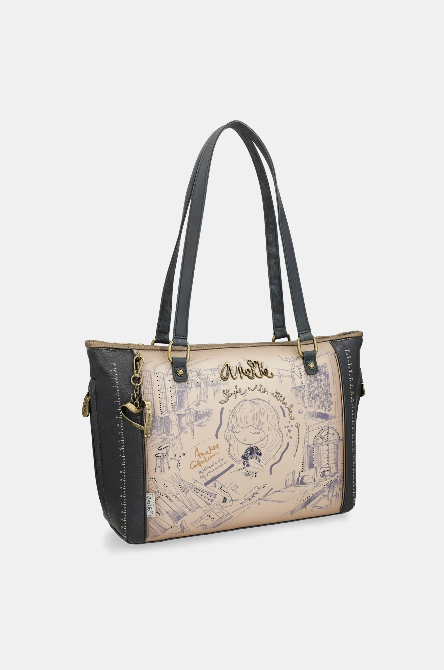 Sac shopper avec bandoulière Studio - Image 9