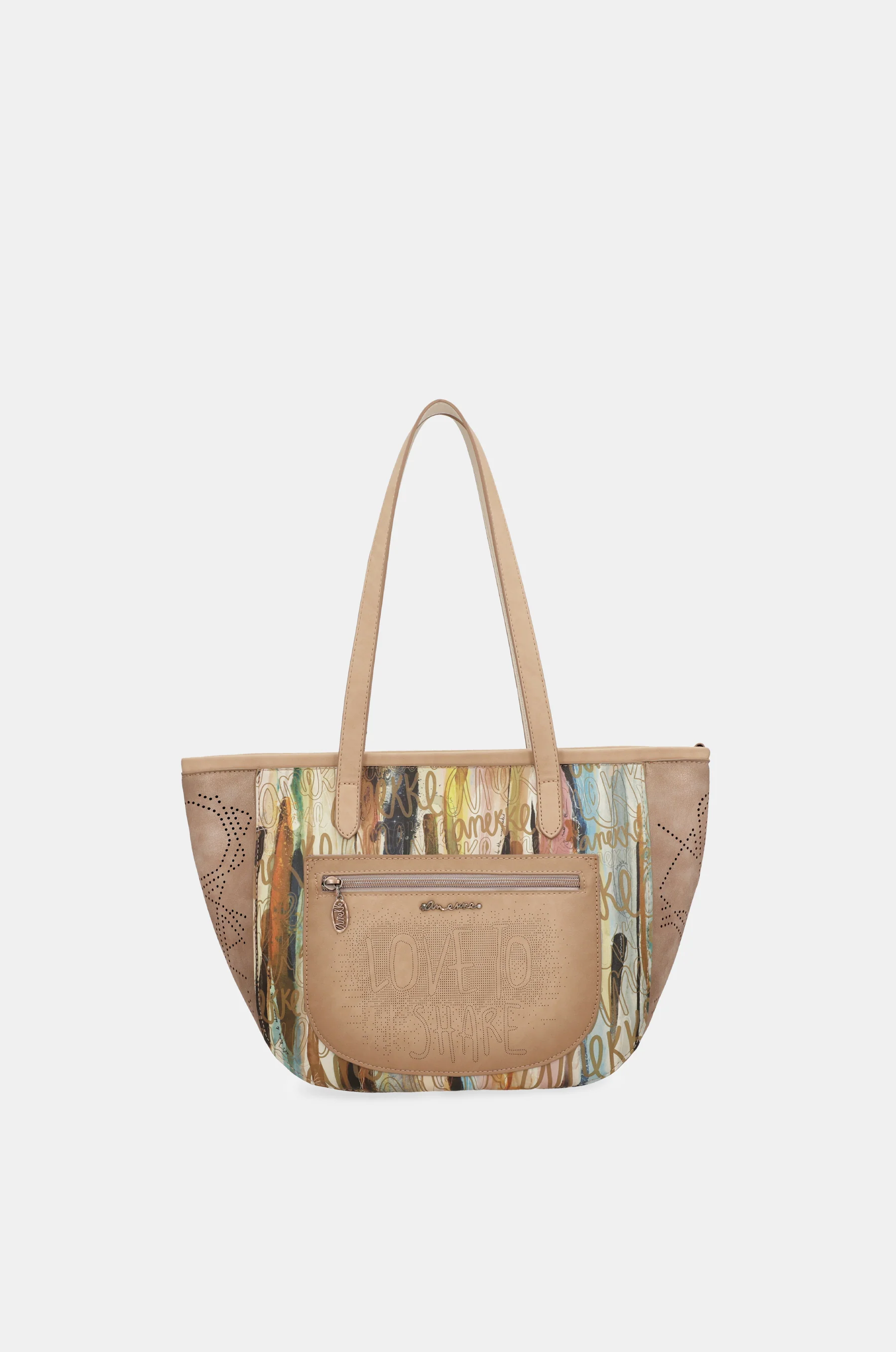 Sac shopper grand format nude Studio - Image 3