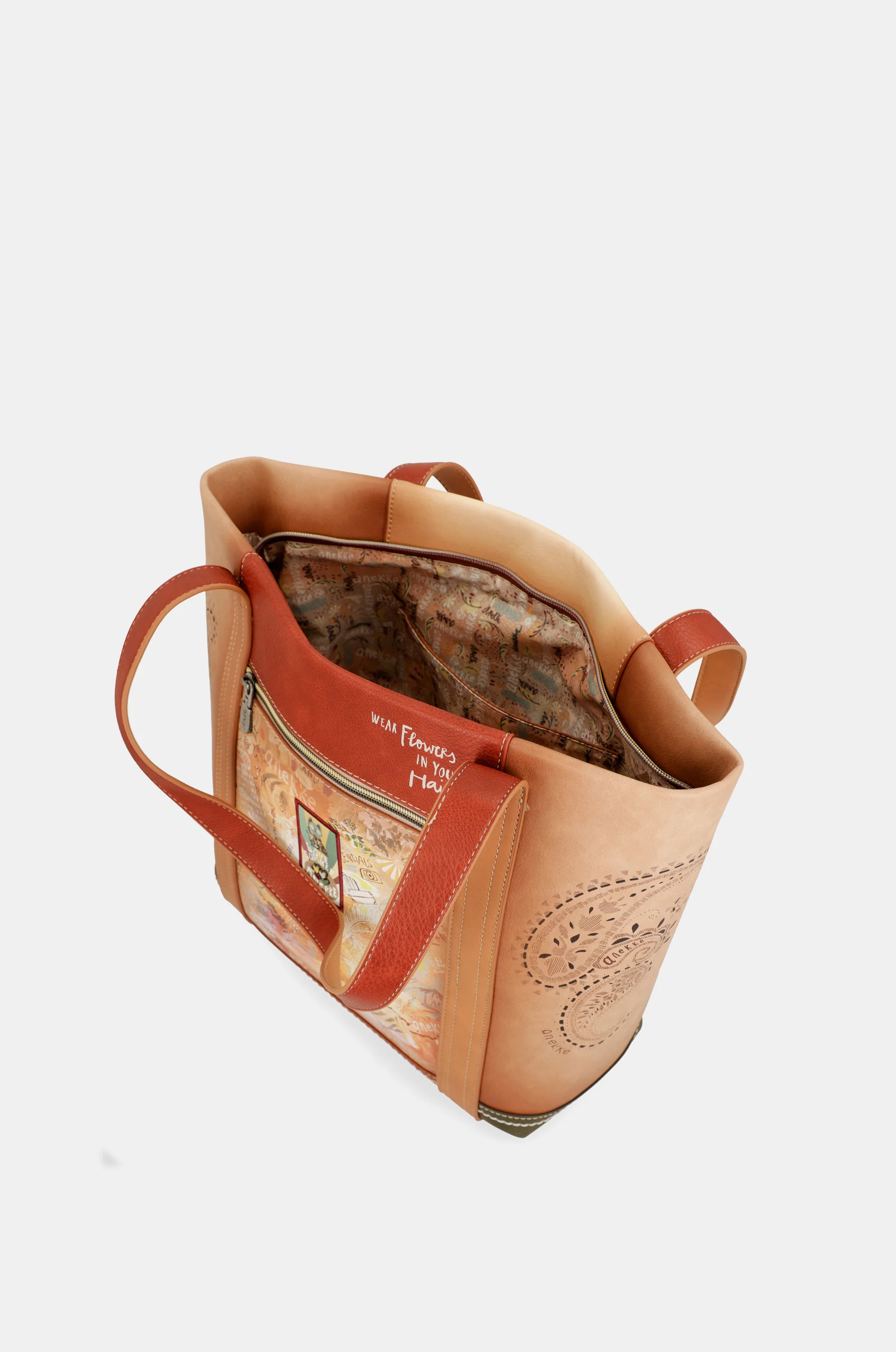 Sac shopping camel Peace & Love - Image 9