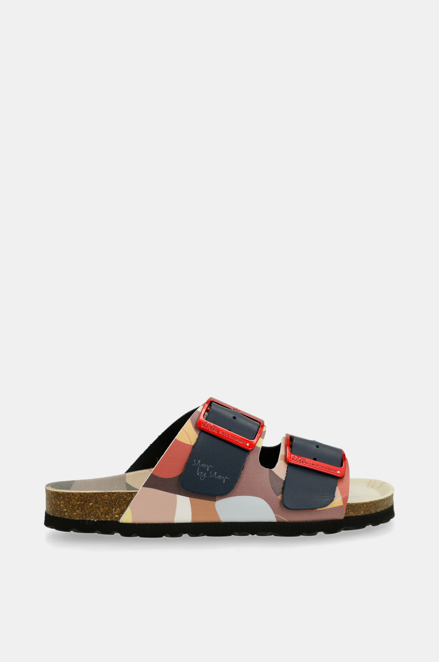 Sandales bio bleu marine Eikon
