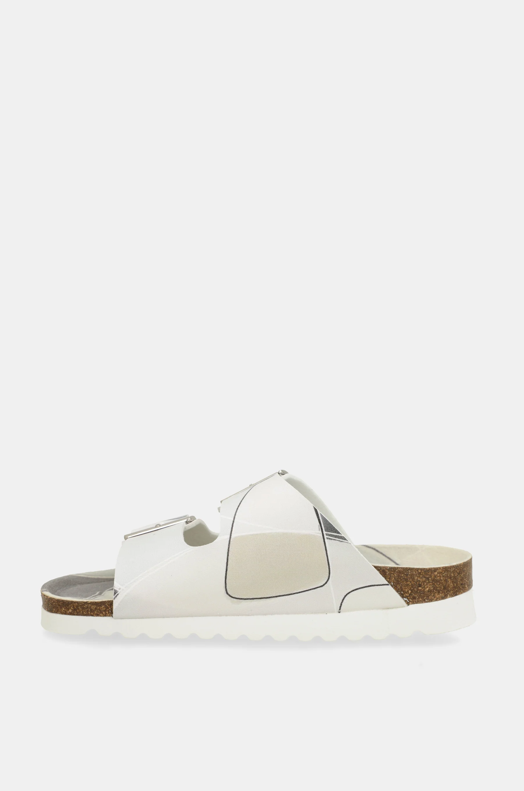 Sandales bio bleues et blanches - Image 6