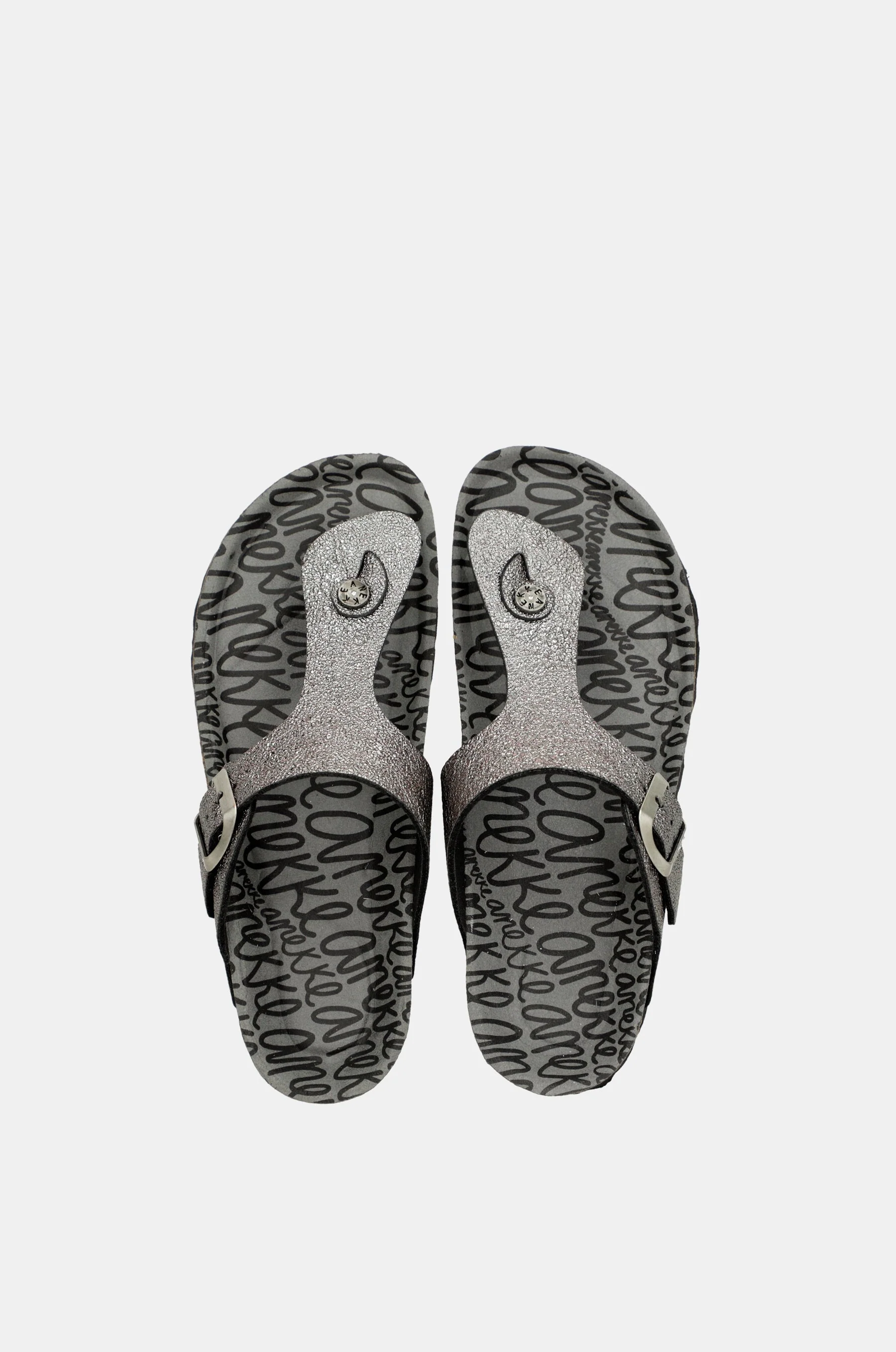 Sandales bio femme, argent - Image 5