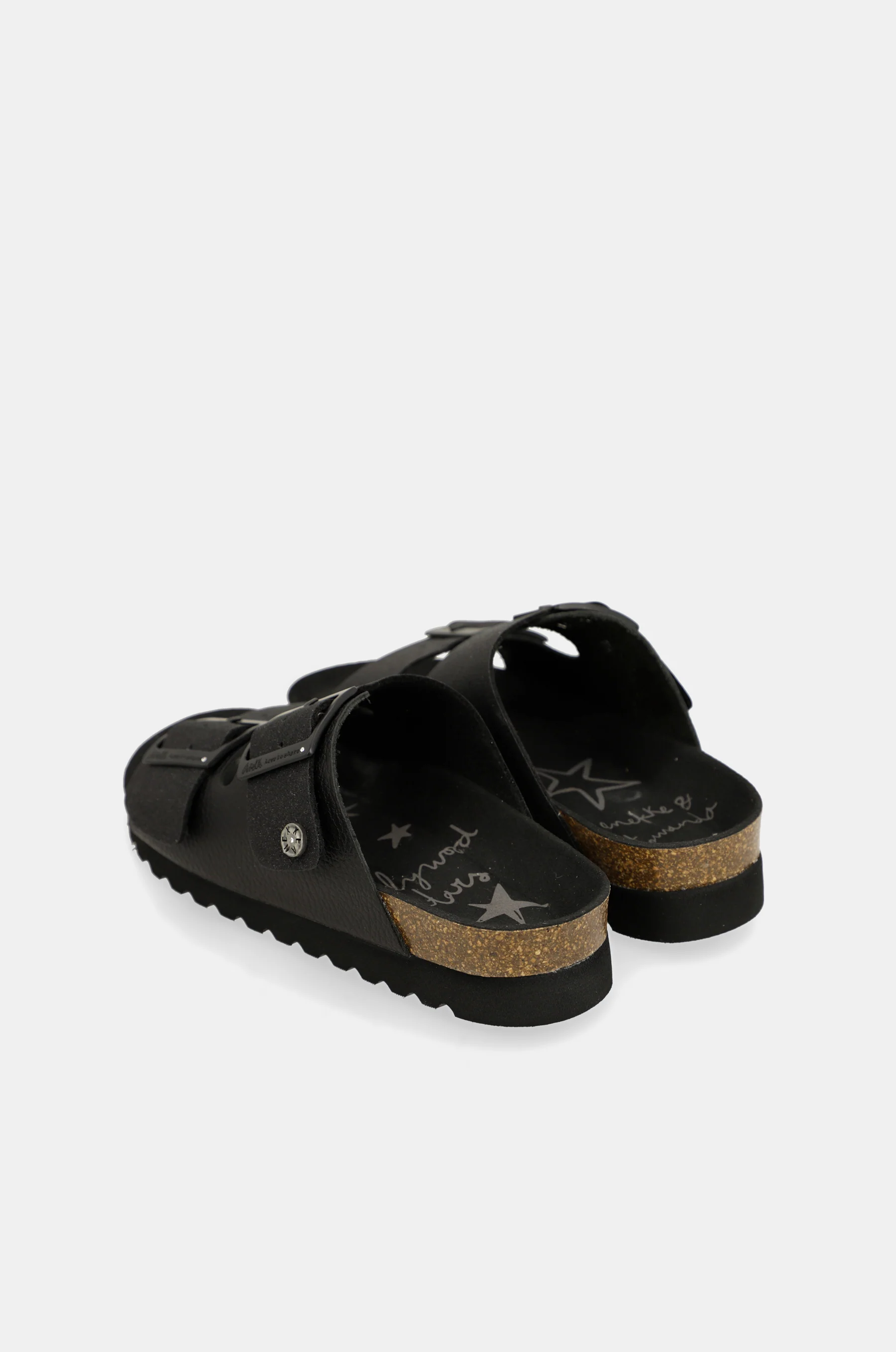 Sandales bio femme, noir - Image 4