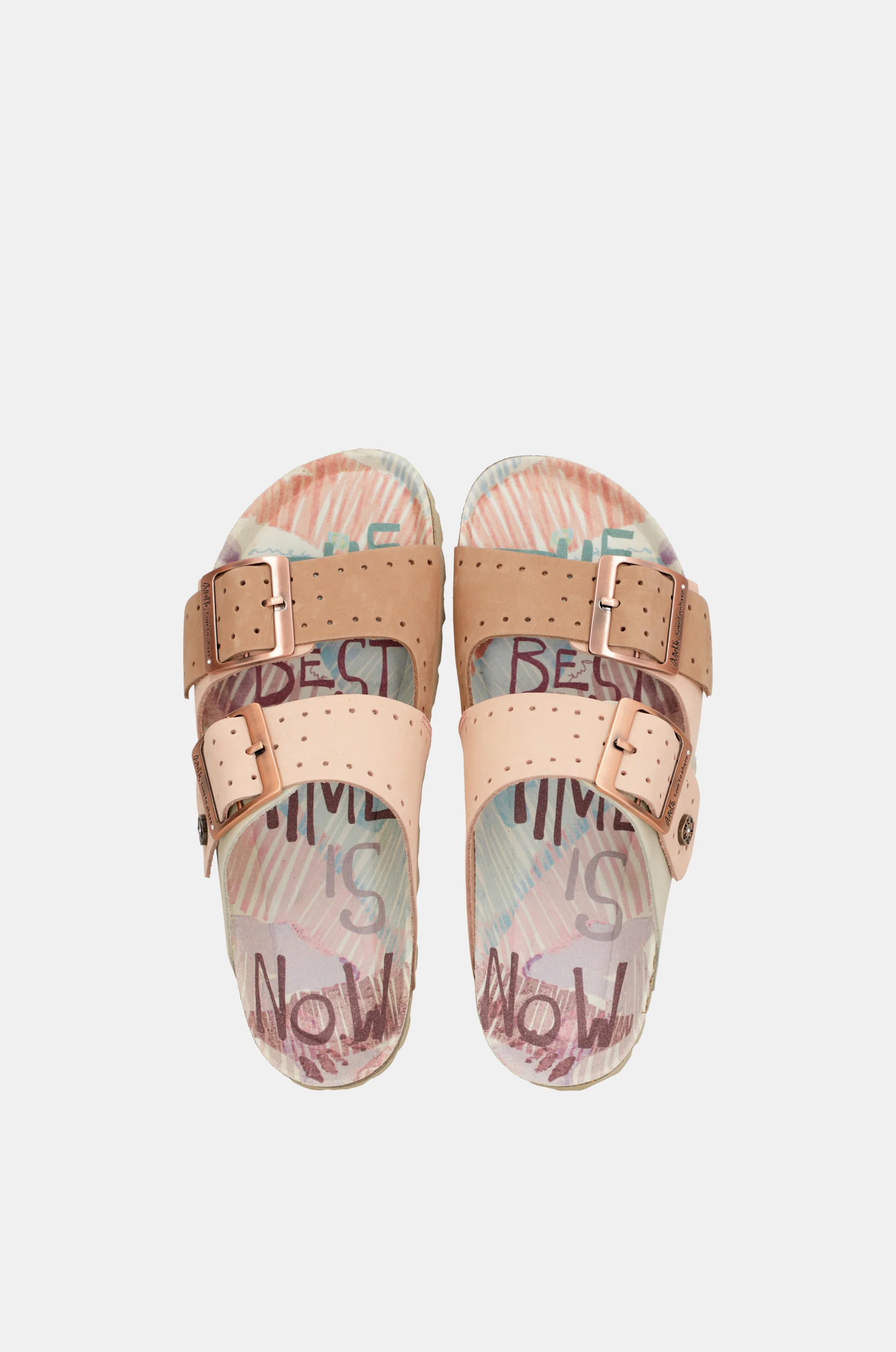 Sandales bio femme, nude - Image 6