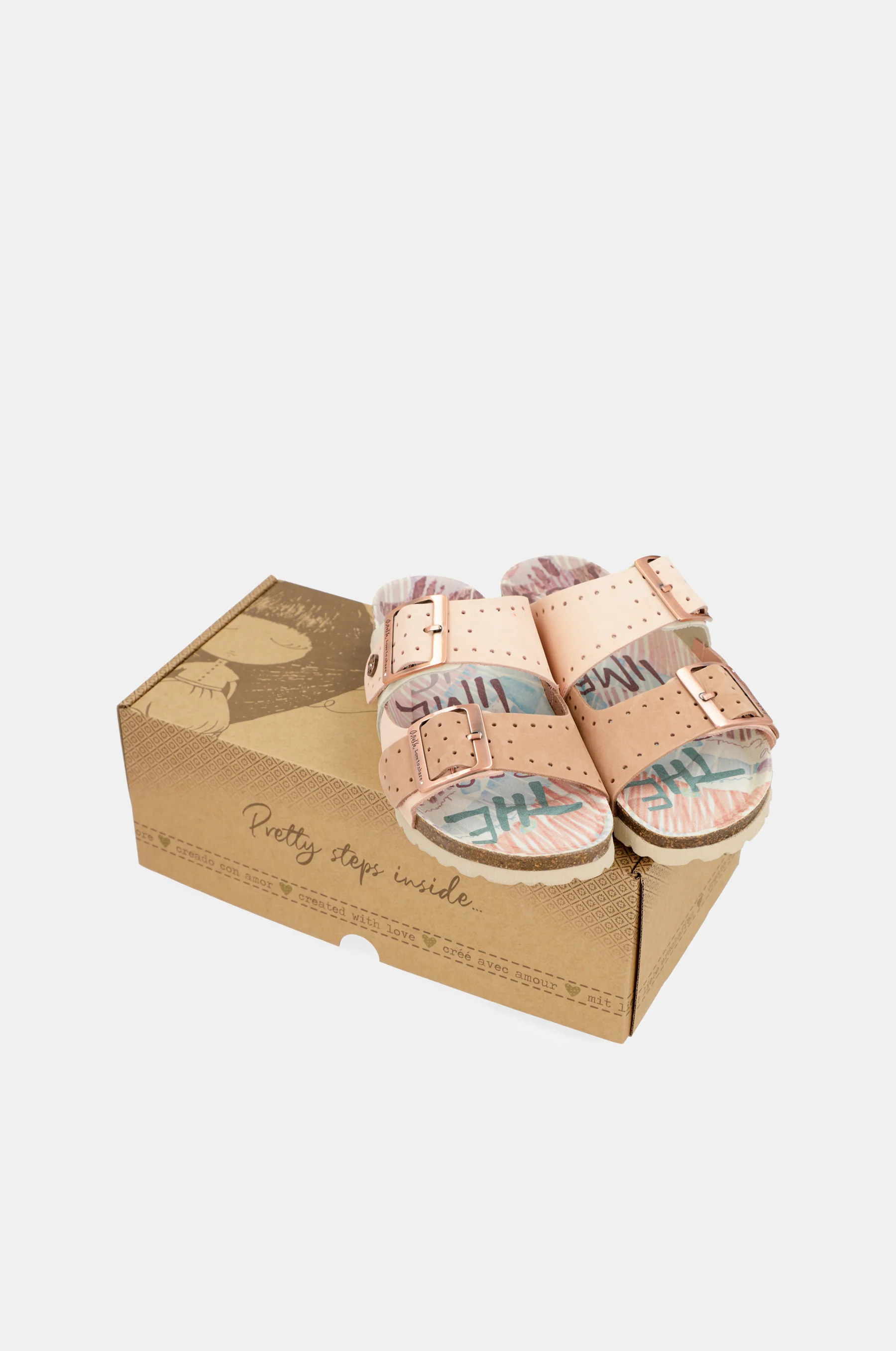 Sandales bio femme, nude - Image 8