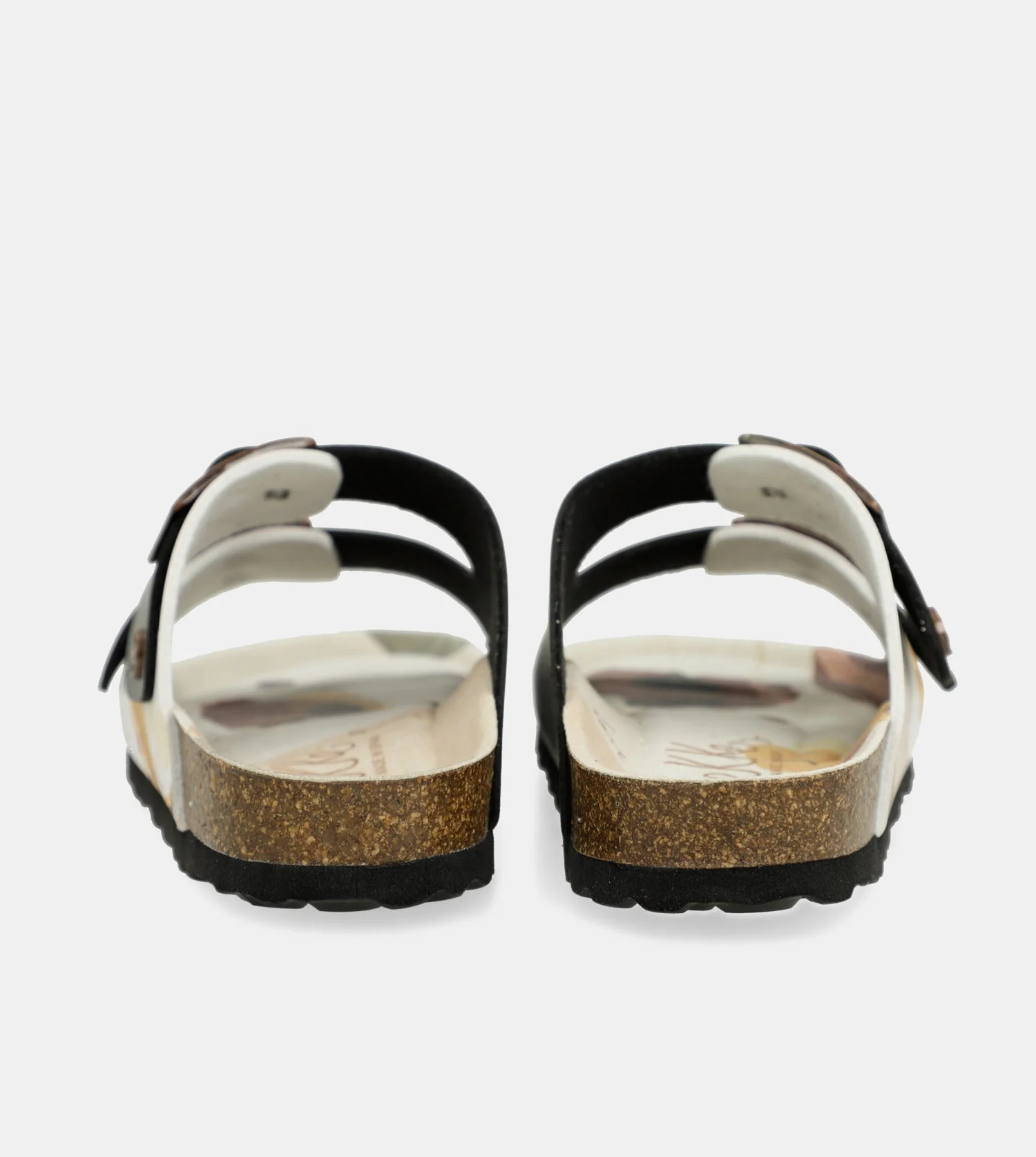 Sandales bio multicolores noires - Image 5