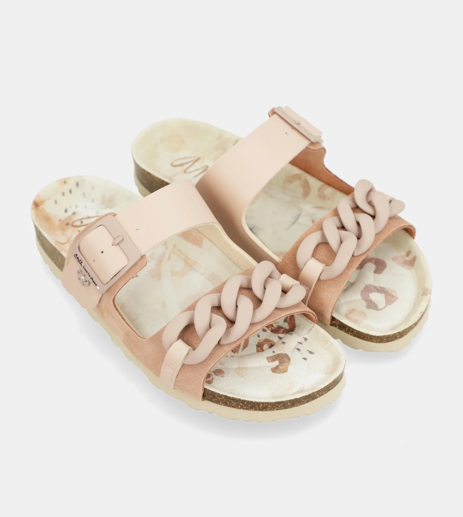 Sandales bio roses à chaîne - Image 3