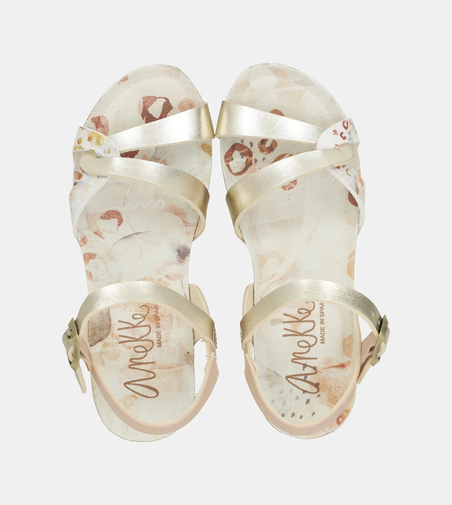 Sandales compensées bio à brides blanches - Image 7