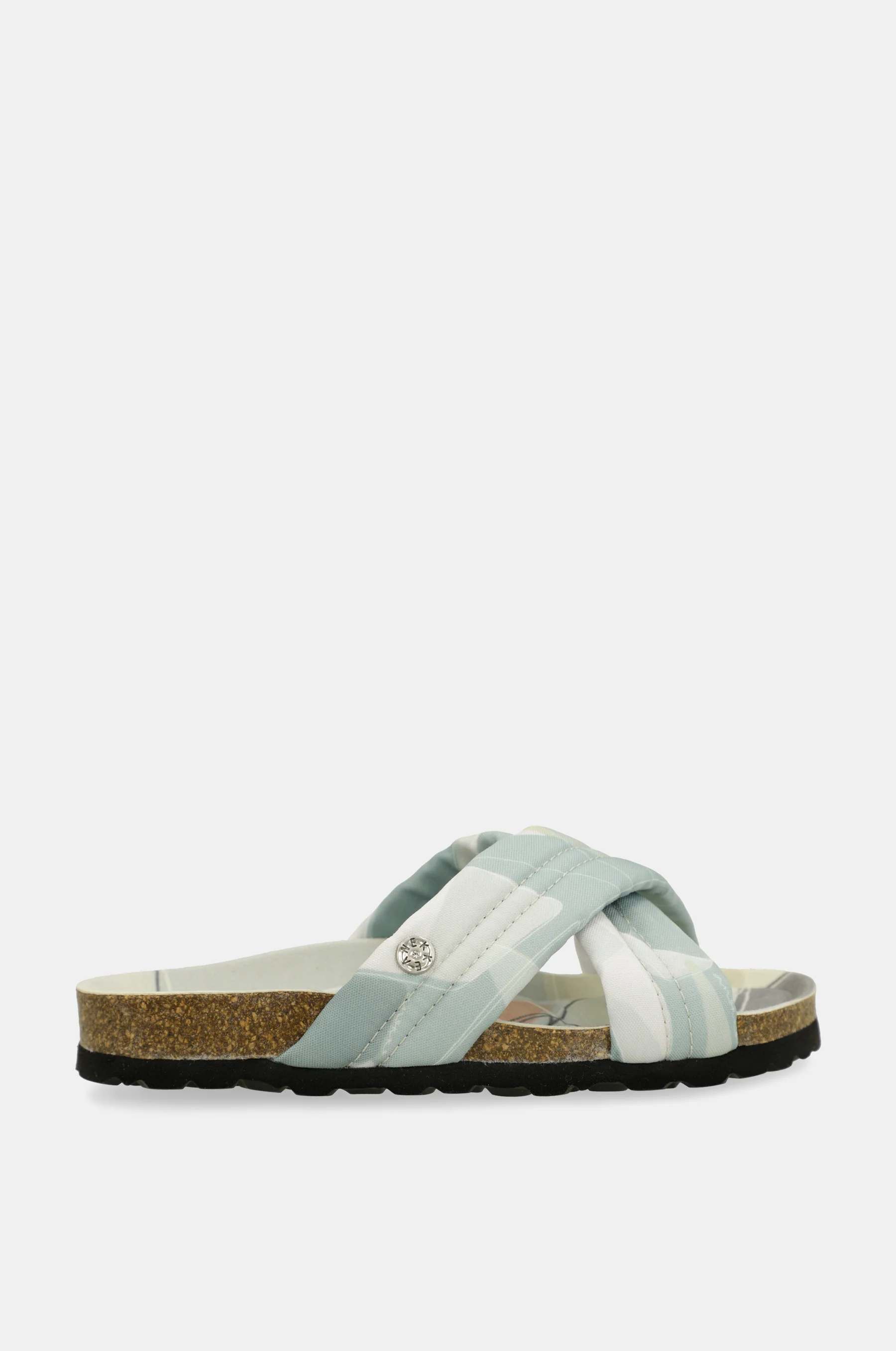 Sandales croisées bleues