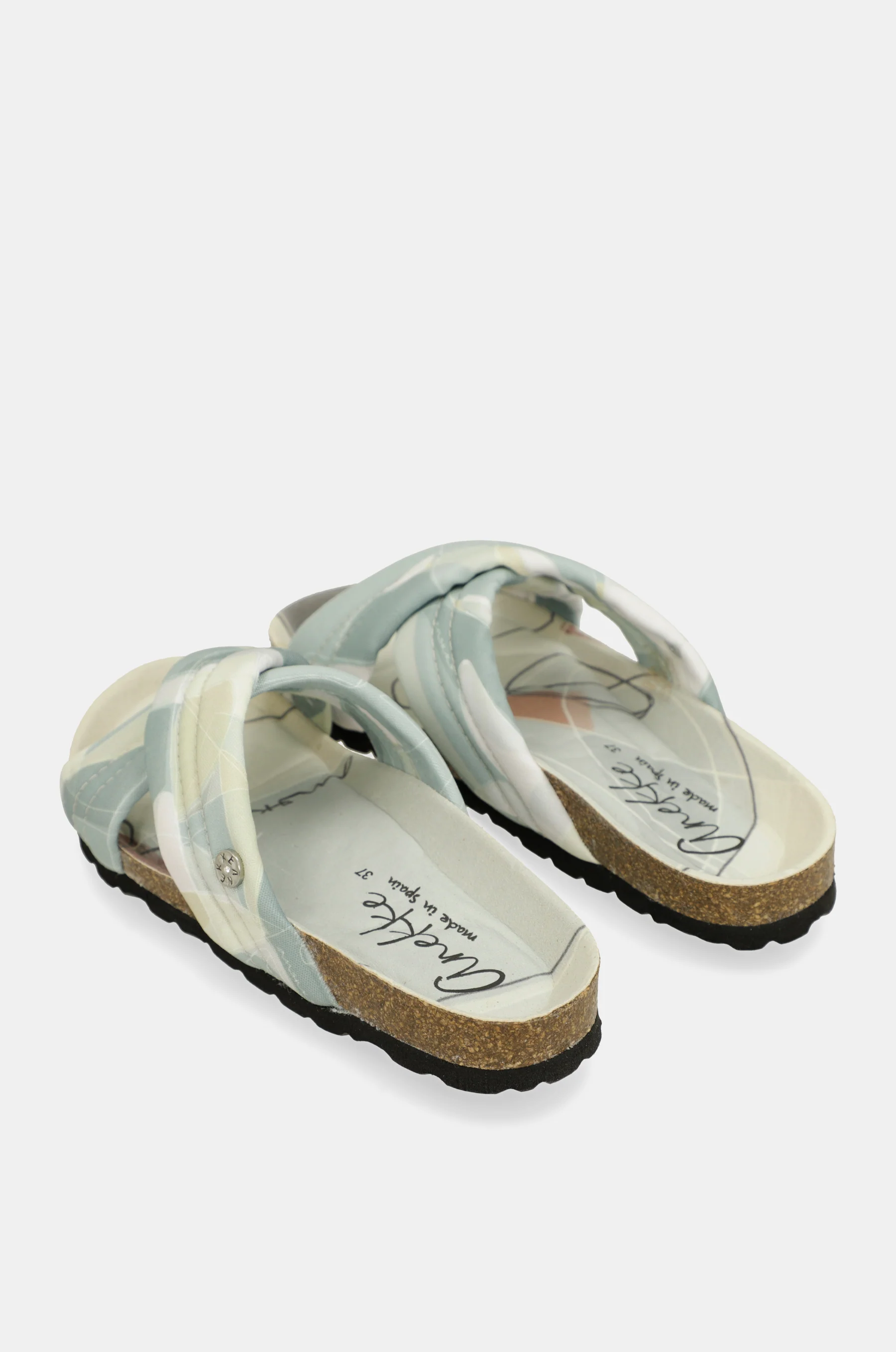 Sandales croisées bleues - Image 4