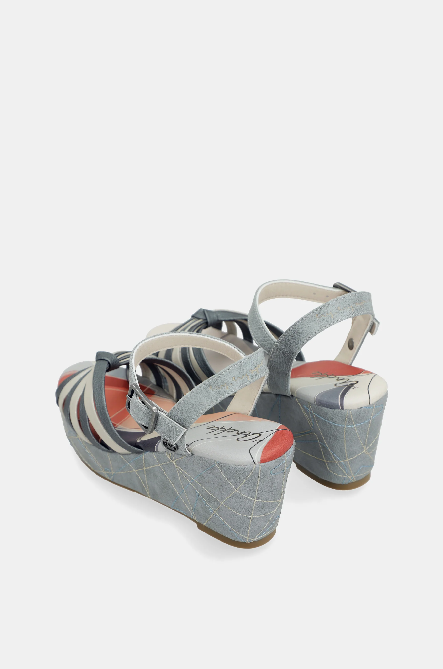 Sandales croisées bleues Auralis - Image 6
