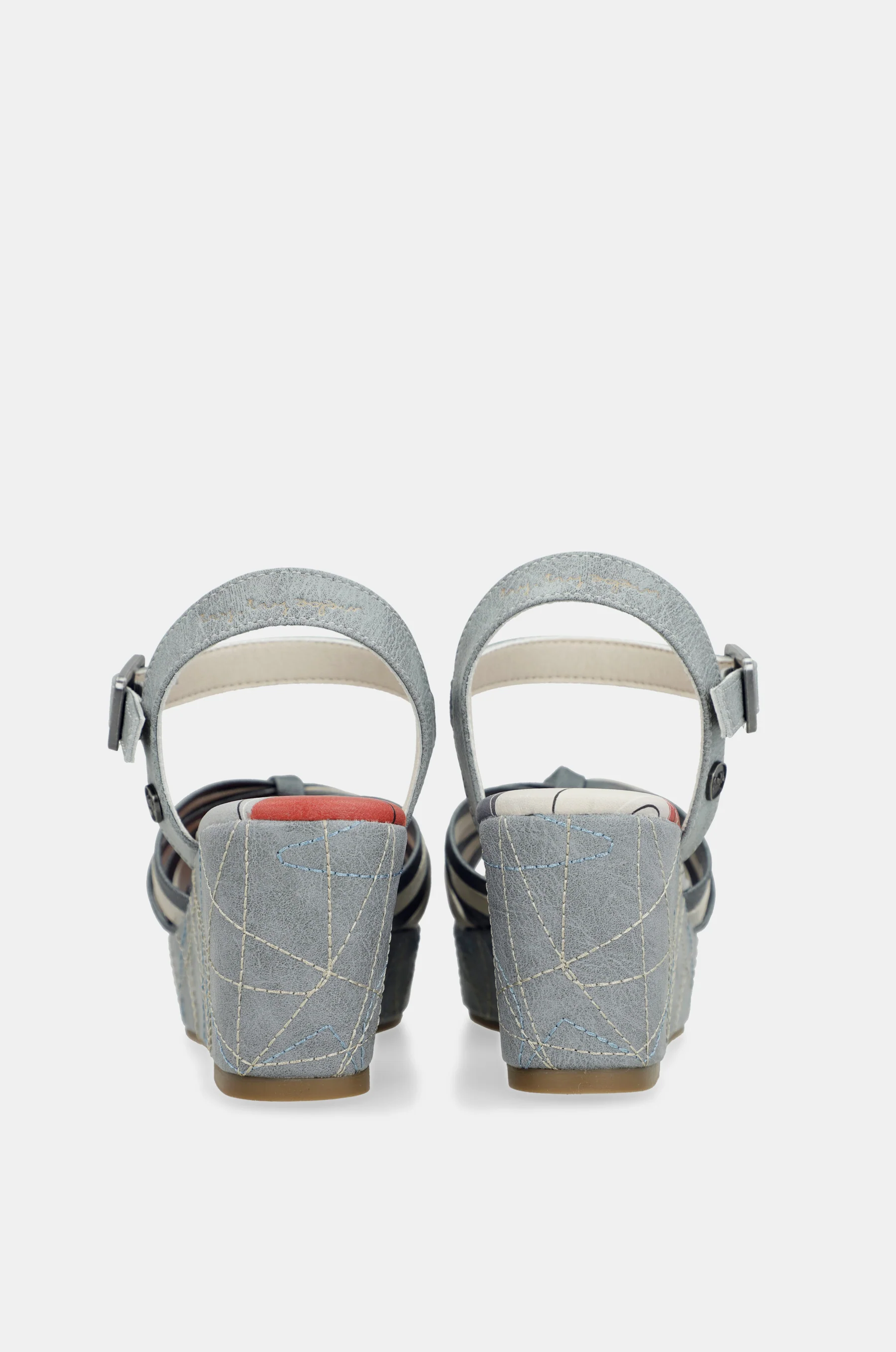 Sandales croisées bleues Auralis - Image 7