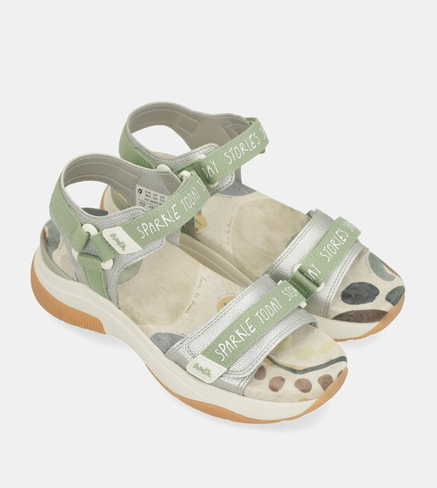 Sandales de sport vertes - Image 3