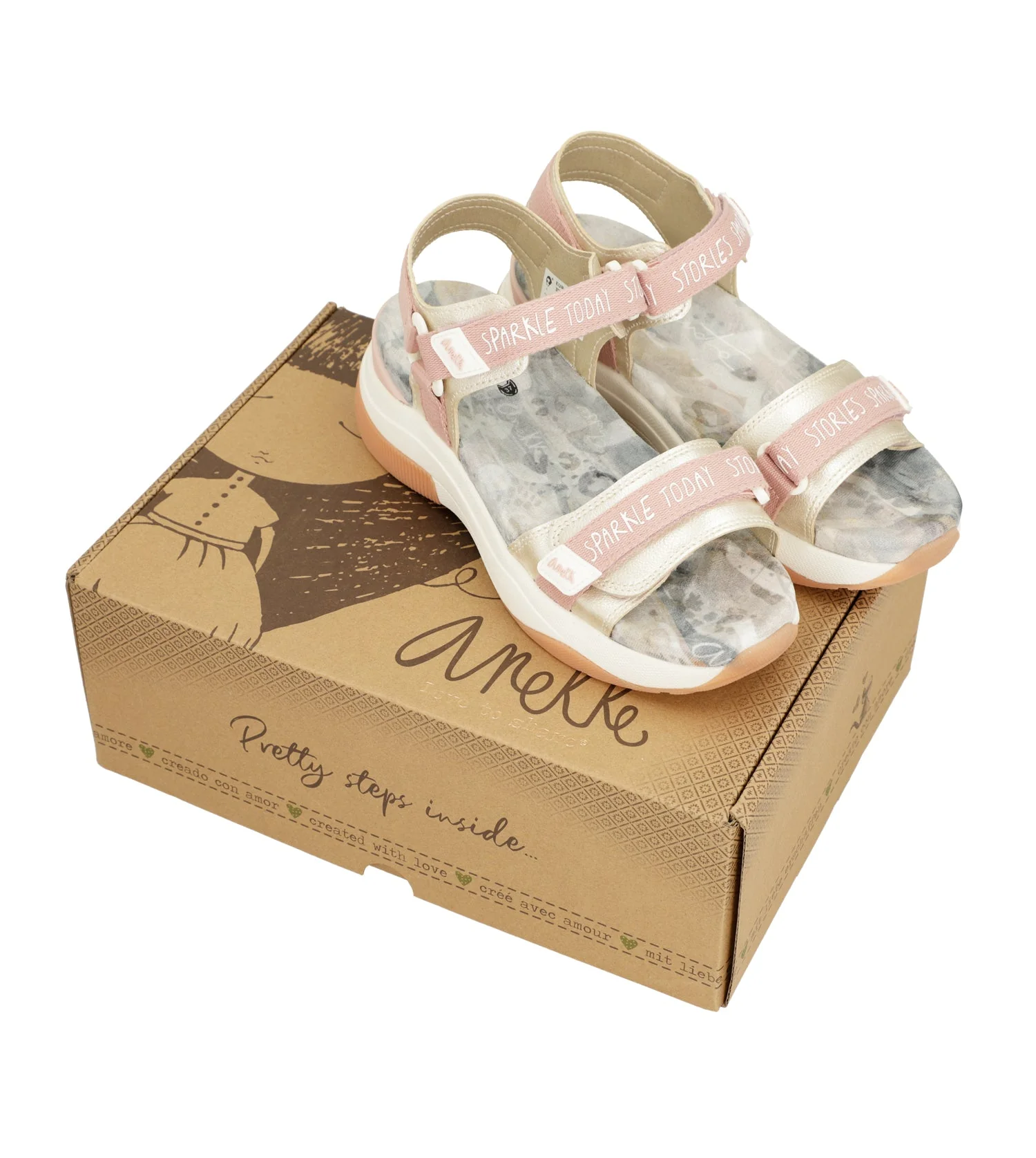 Sandales de sport roses - Image 2