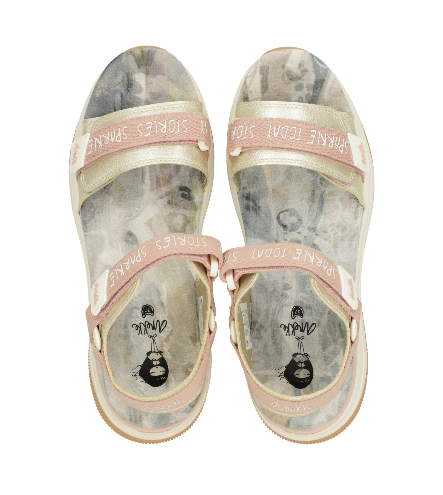 Sandales de sport roses - Image 4