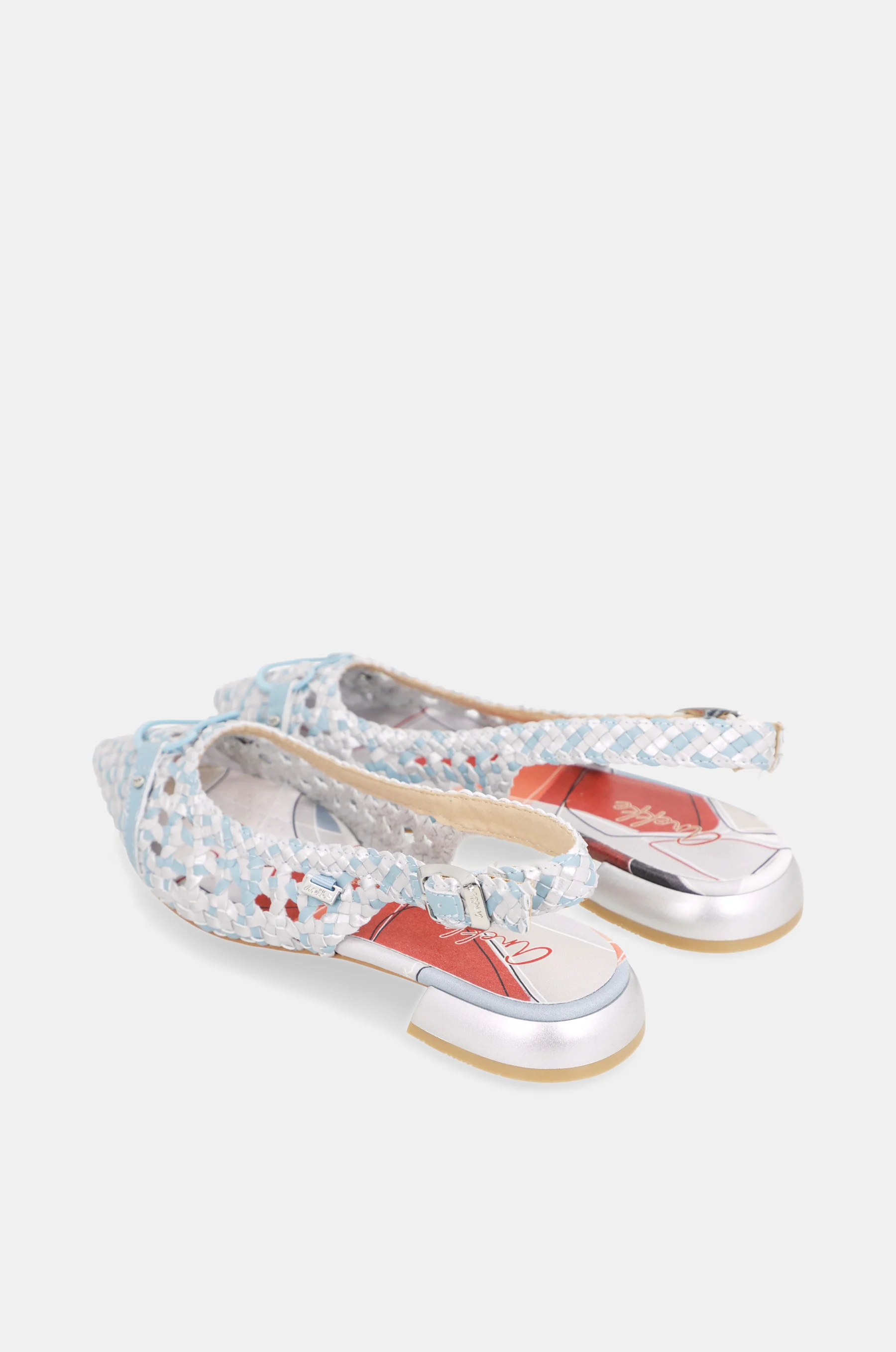 Ballerines slingback bleues - Image 5