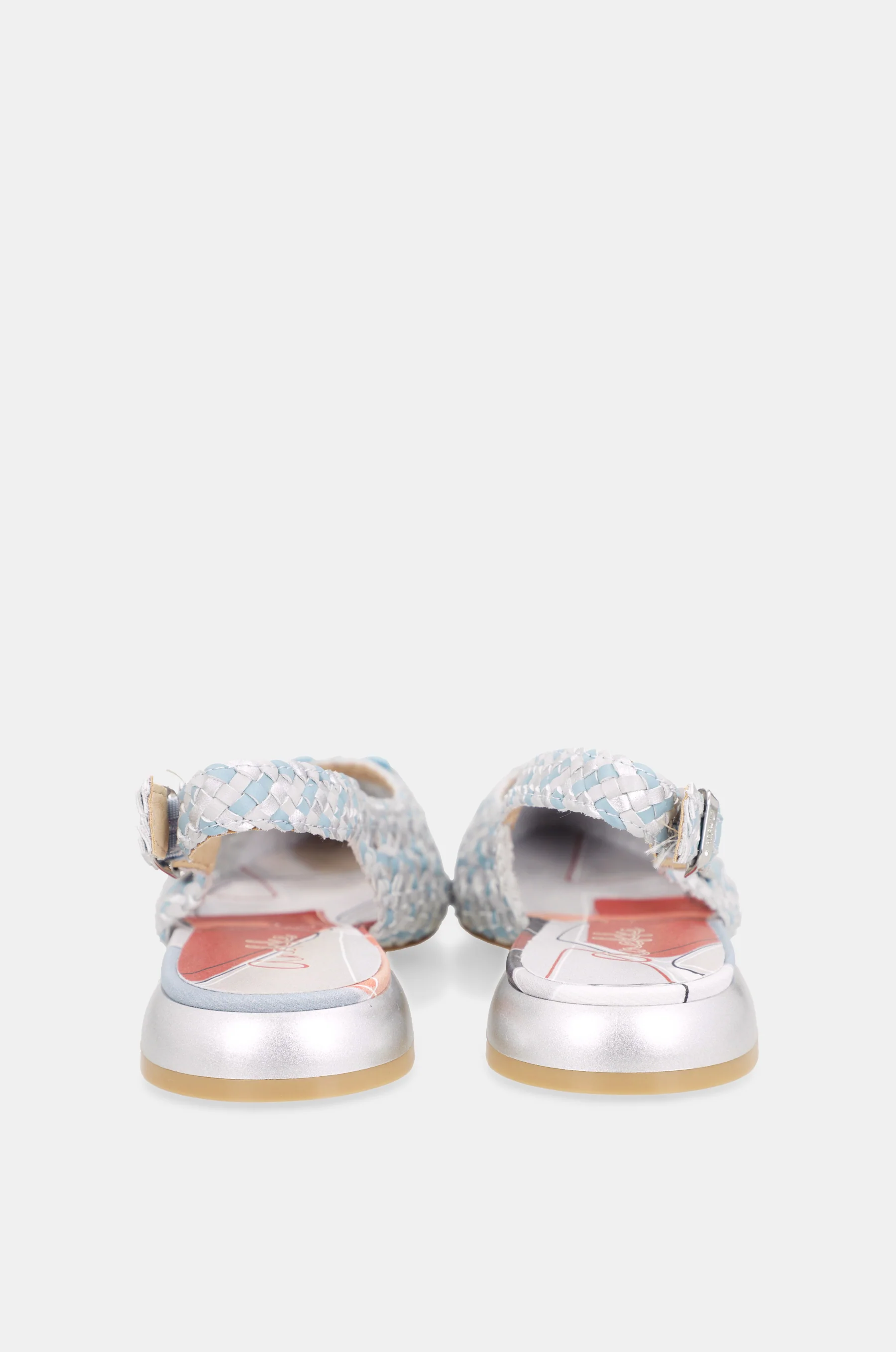 Ballerines slingback bleues - Image 6