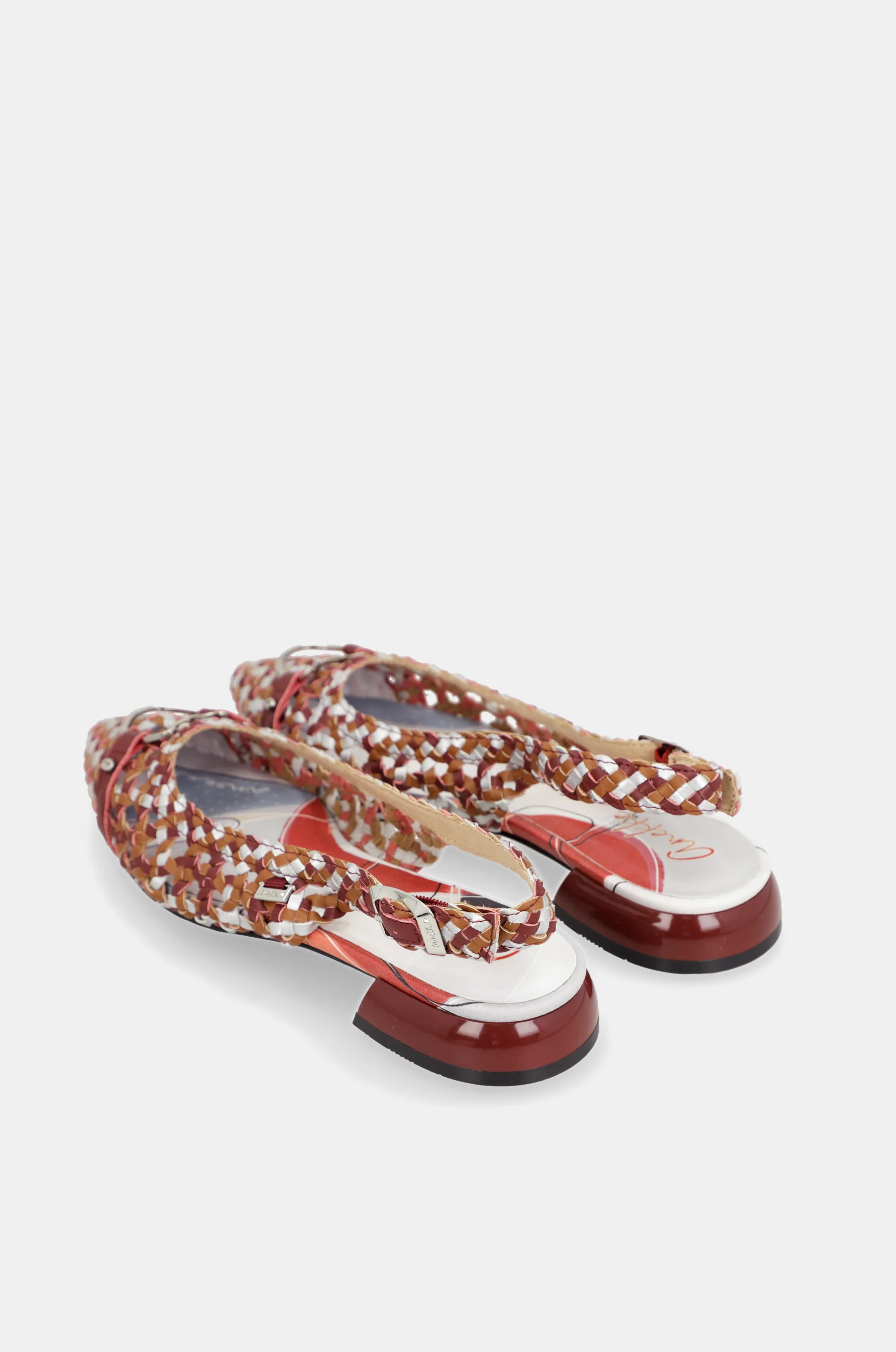Sandales slingback bordeaux - Image 6
