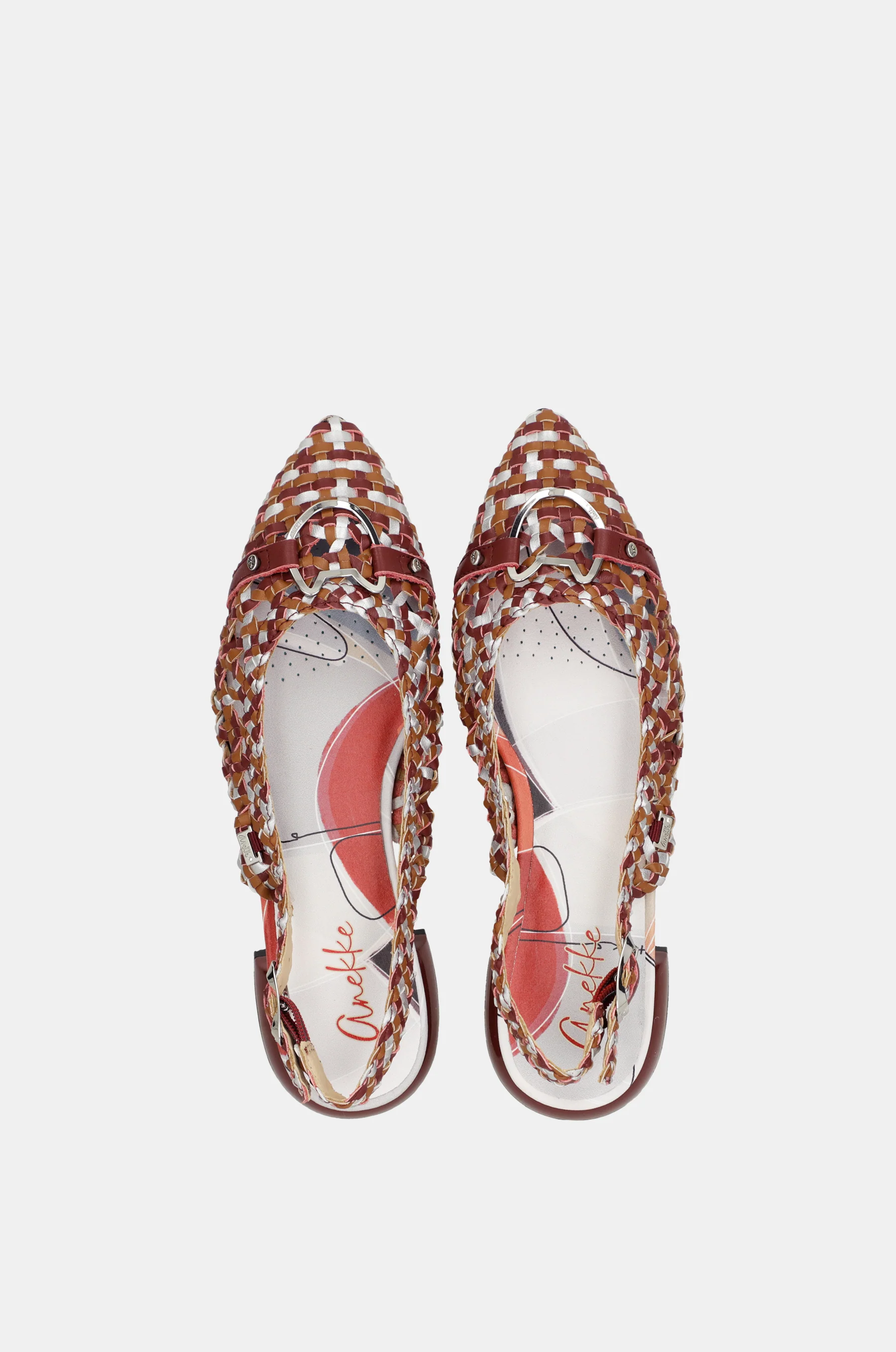 Sandales slingback bordeaux - Image 7