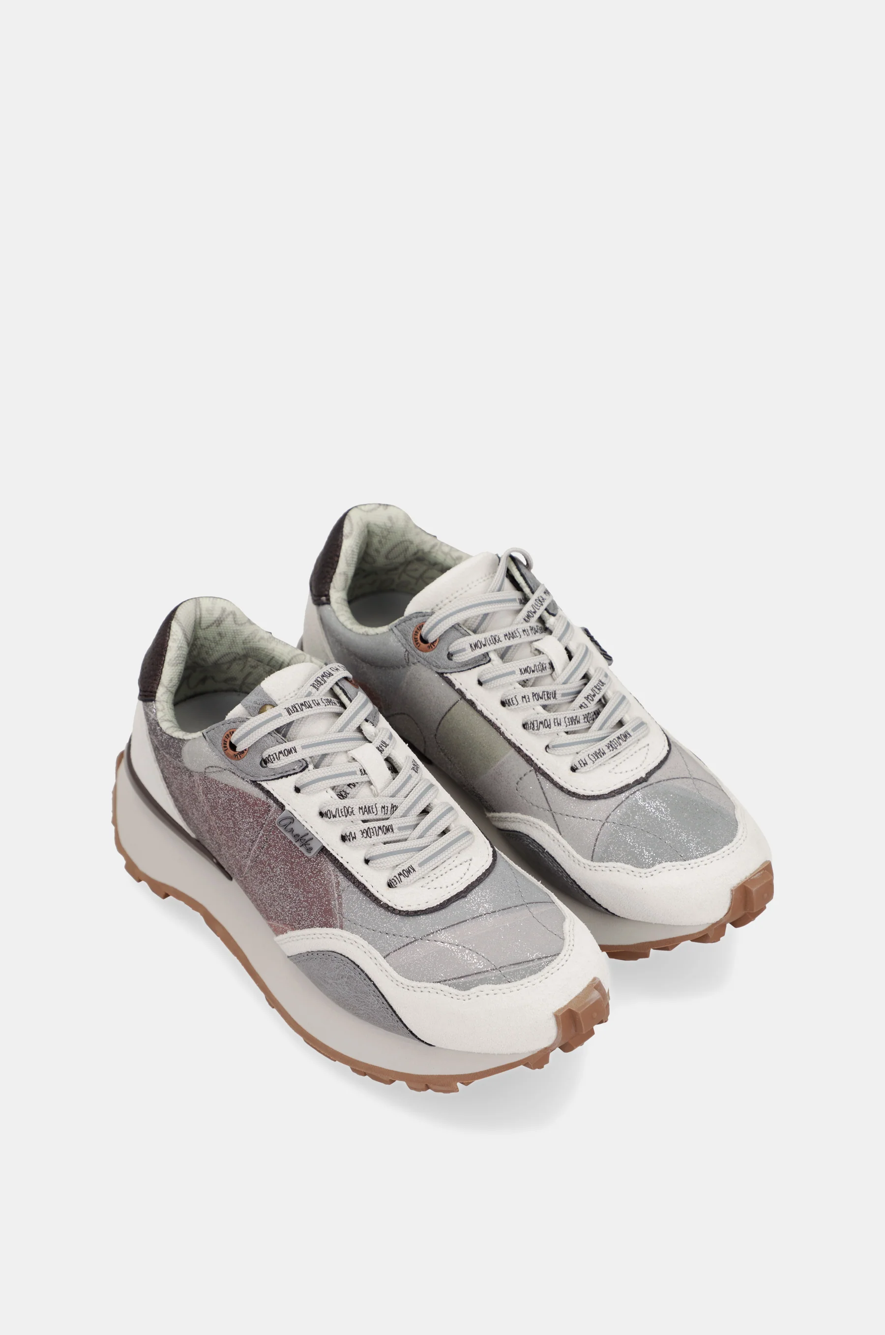 Sneakers argentés - Image 3