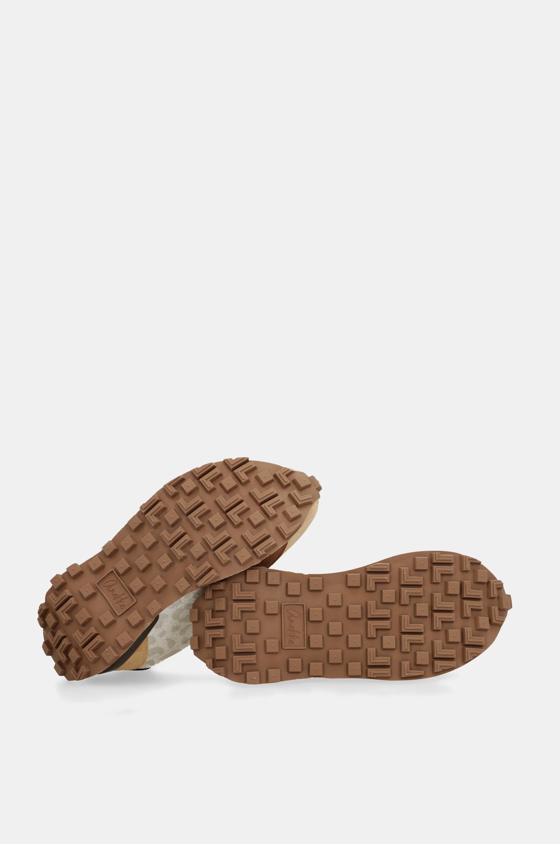Sneakers beige et orange - Image 6