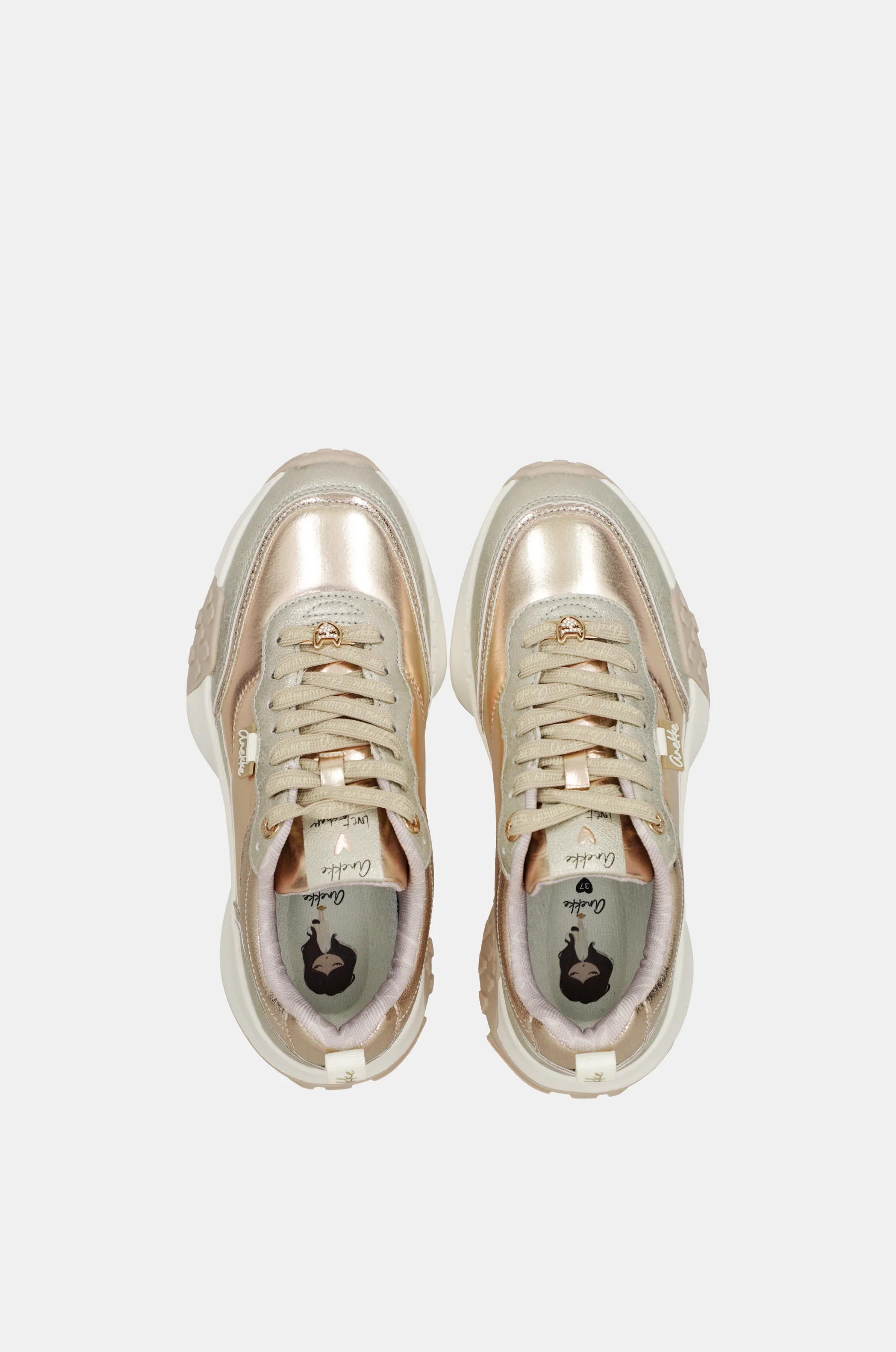 Sneakers dorés - Image 8
