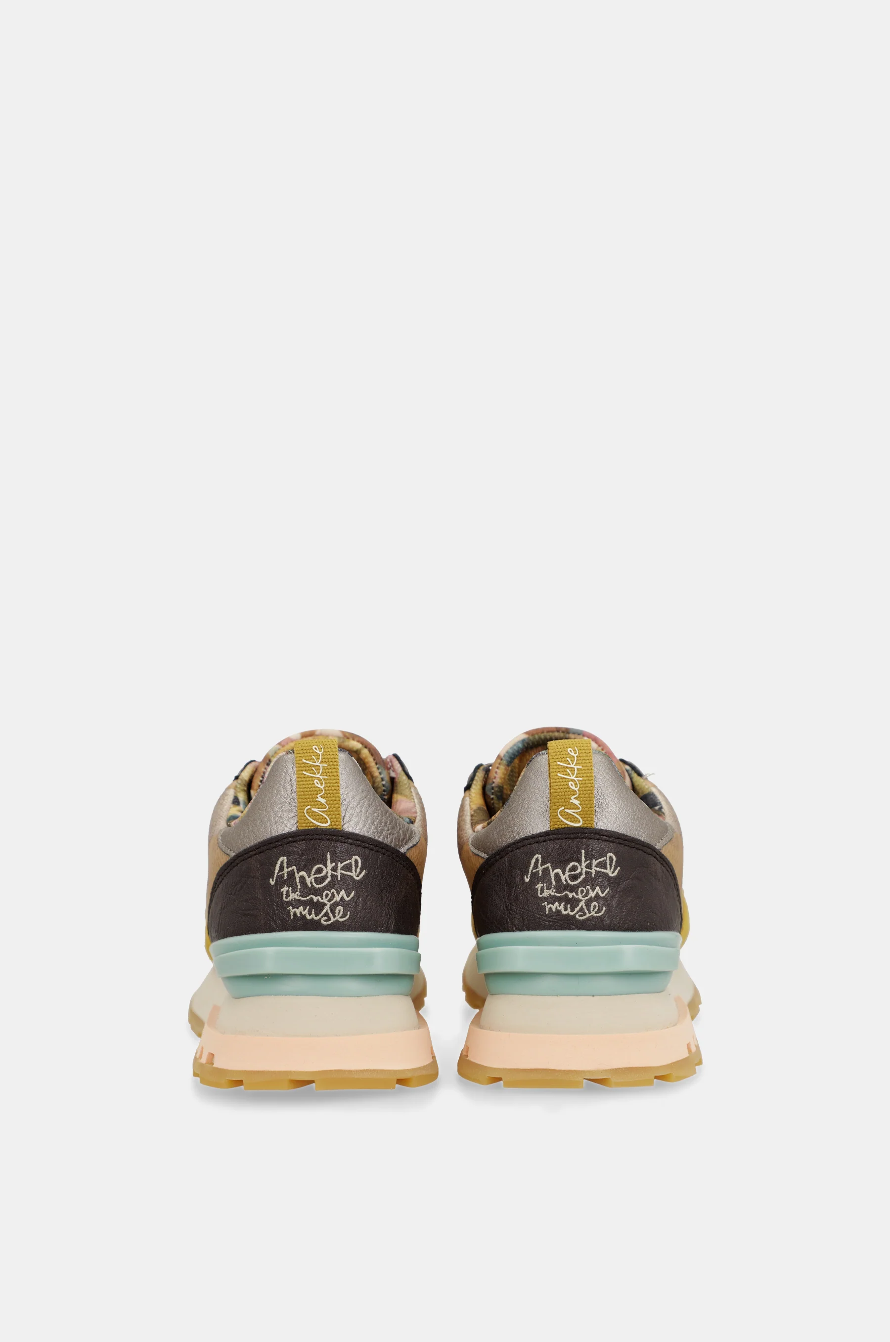 Sneakers jaunes et dorés Bloom - Image 4